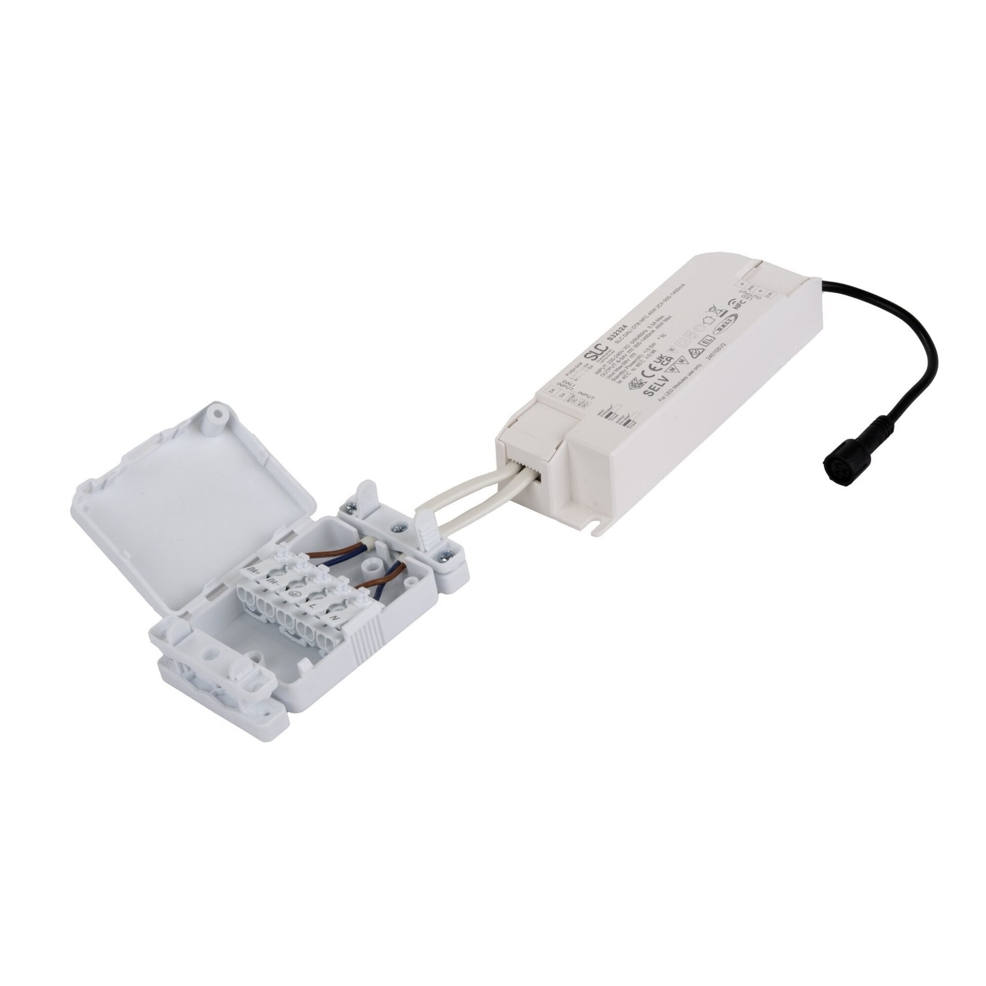 Levně SLC Driver NFC 2Ch 500-1400mA QA3 45W DALI IP20