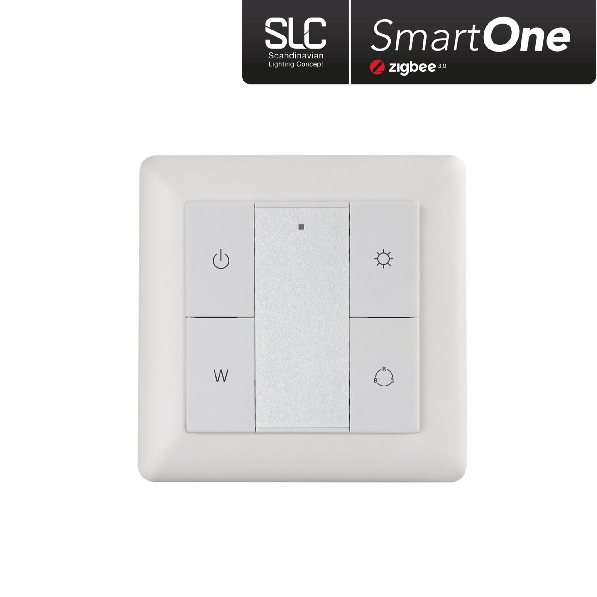Levně SLC SmartOne Zigbee RGB/RGBW nástěnný panel IP20 bílý