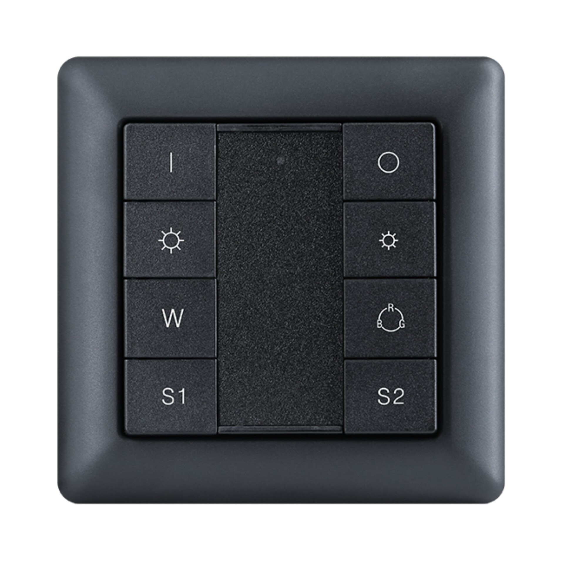 Levně SLC SmartOne Zigbee RGB/RGBW nástěnný panel IP20 černý