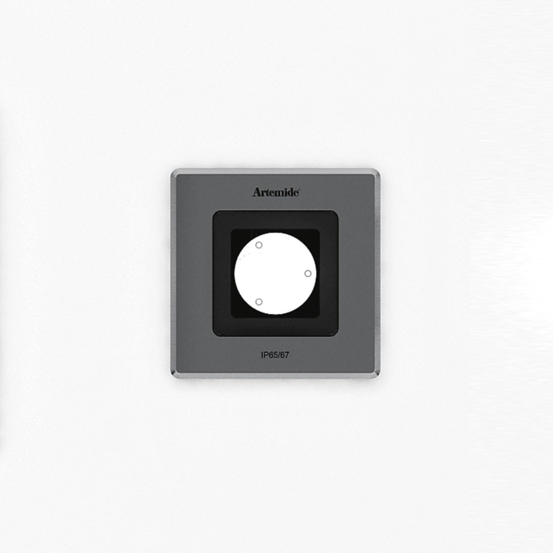 Levně Artemide vestavné LED svítidlo Ego Flat 90 Square 3,2 W 3000K IK10