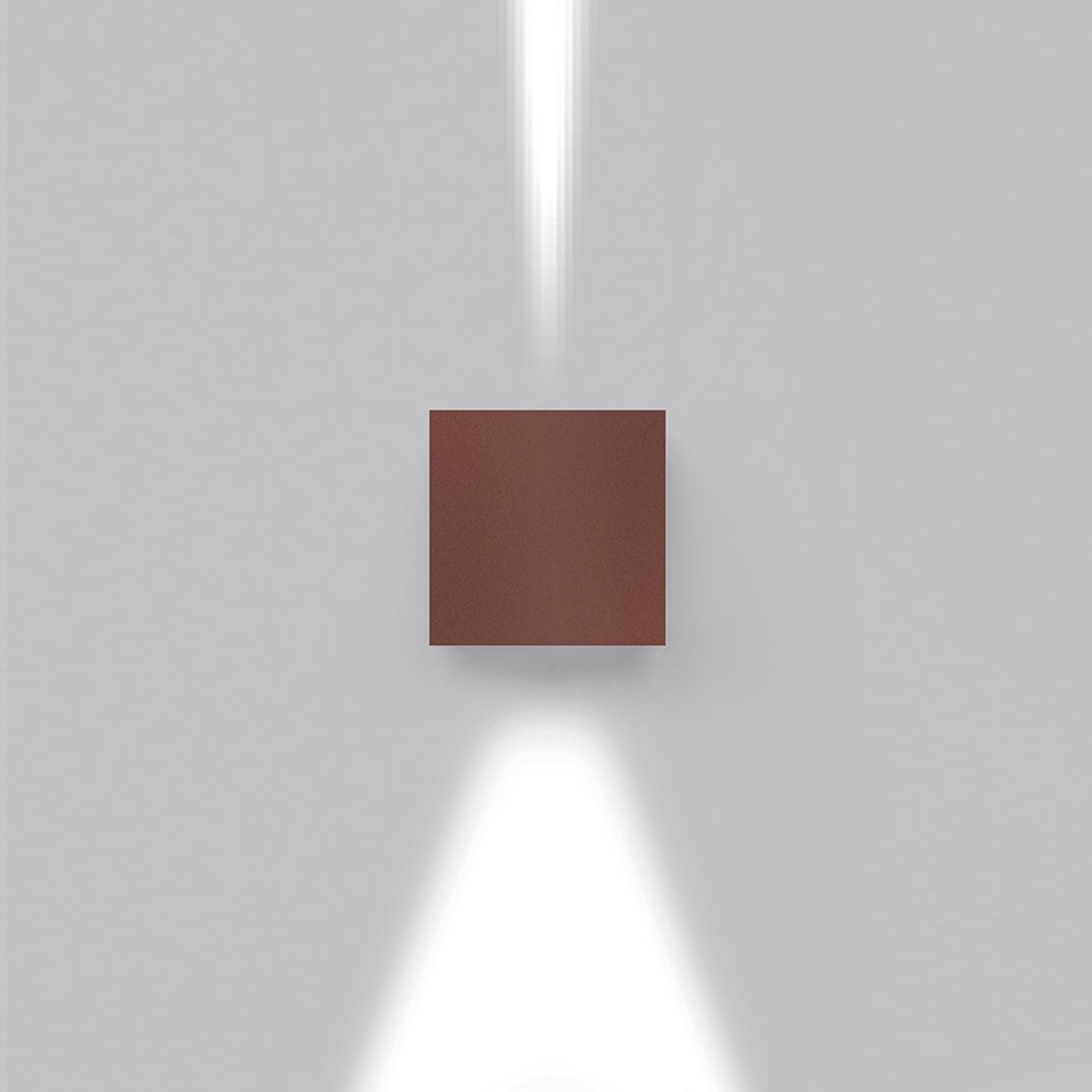 Levně Artemide venkovní nástěnné svítidlo Effetto 14 Square 7 W 220-240 V 3000K rez