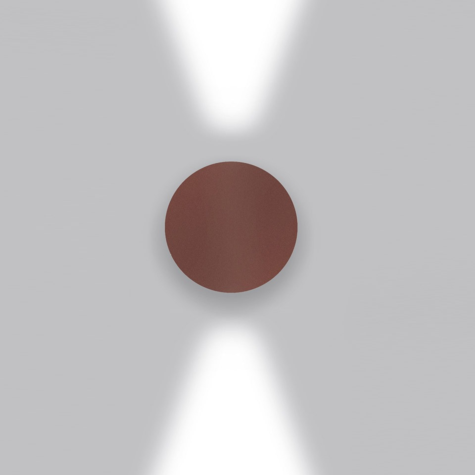 Levně Artemide venkovní nástěnné svítidlo Effetto Round 7 W 220-240 V 3000K Rust