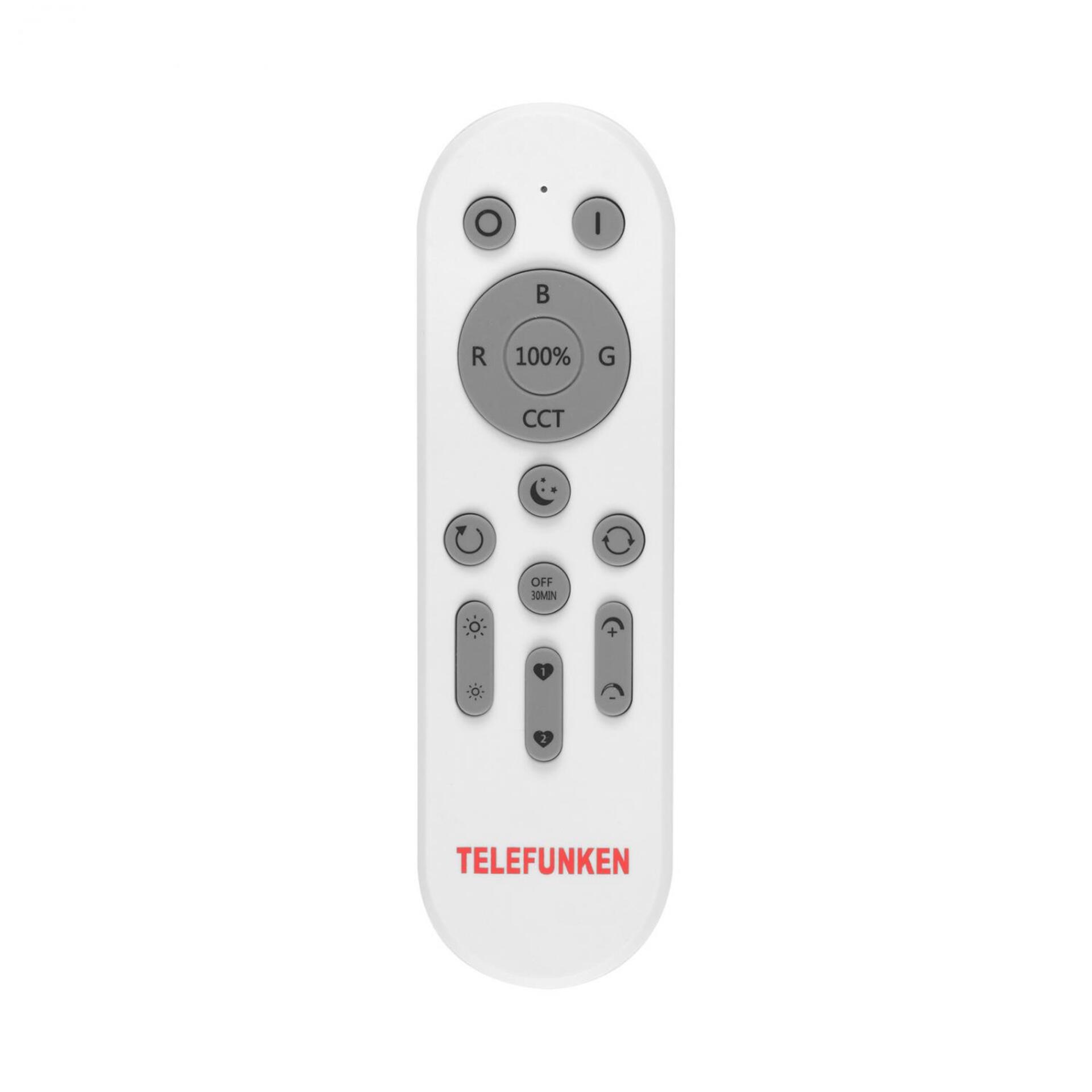 Levně BRILONER TELEFUNKEN RGB CCT dálkový ovladač 15,5 cm bílé 309800TF