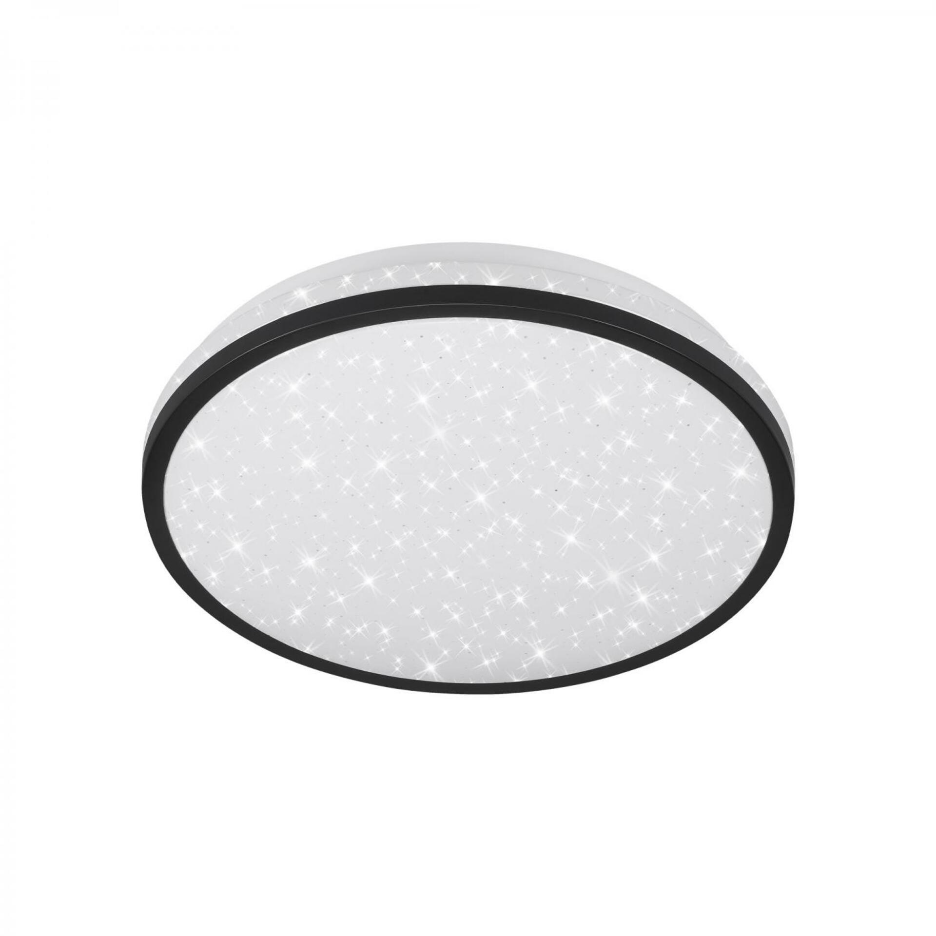 BRILONER TELEFUNKEN LED stropní svítidlo s čidlem, pr. 28 cm, 16 W, černá IP44 TF 318305TF