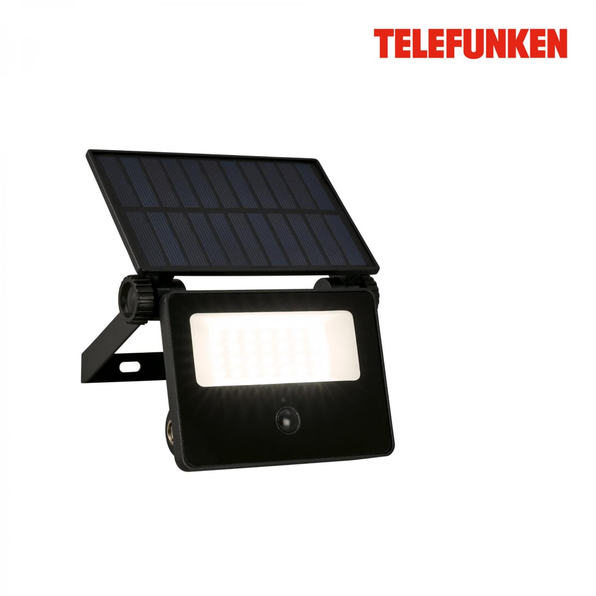 Levně BRILONER TELEFUNKEN LED bodové svítidlo solární, pohybové čidlo, soumrakový senzor 322605TF