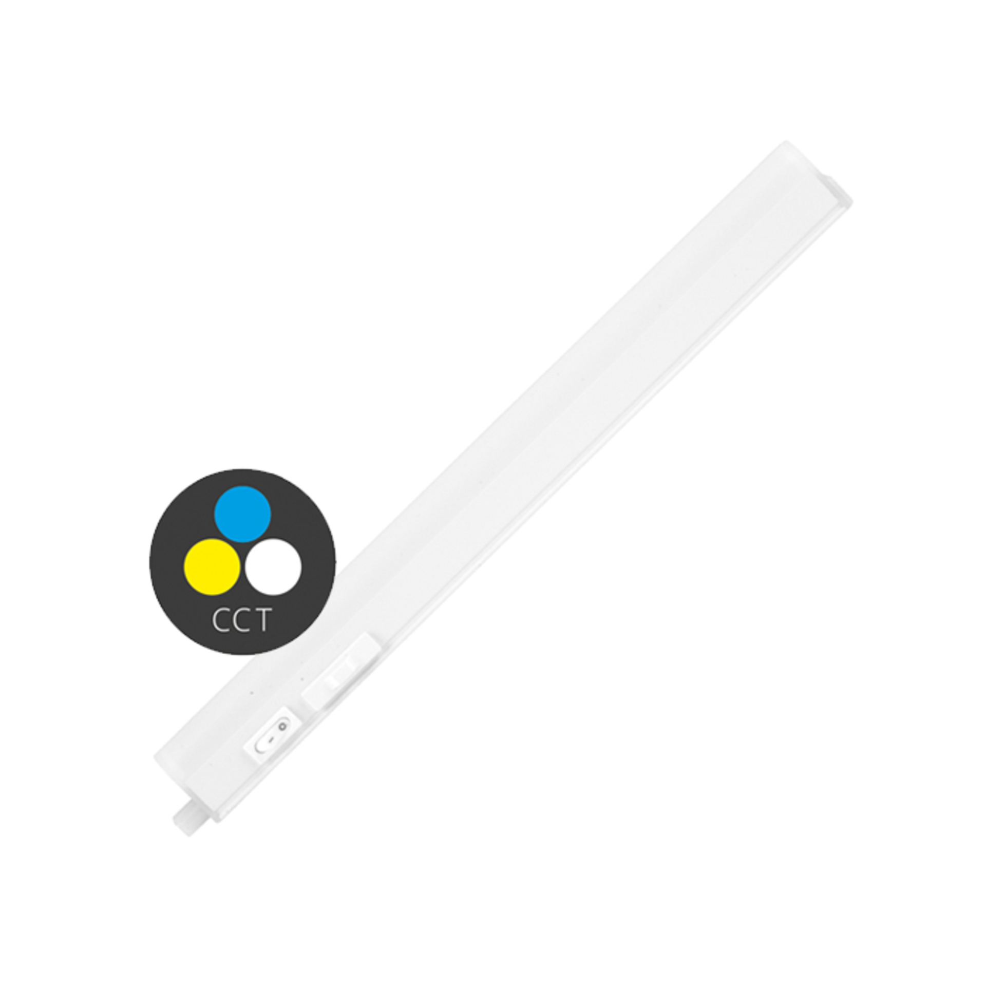Levně Ecolite kuchyňské LED svítidlo 9W, CCT, 1080lm, 57cm, bílá TL2001-CCT/9W
