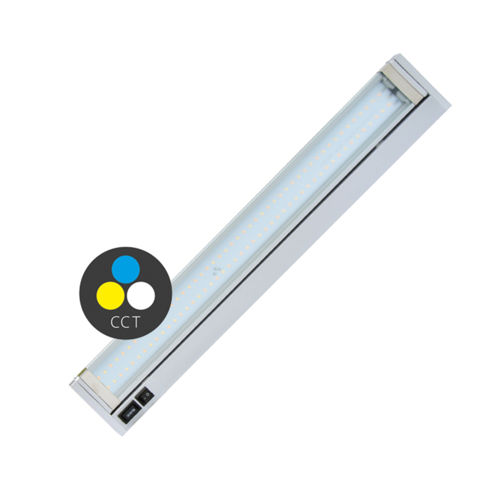 Levně Ecolite kuchyňské LED svítidlo 5.5W, CCT, 480lm, 36cm, stříbrná TL2016-CCT/5.5W