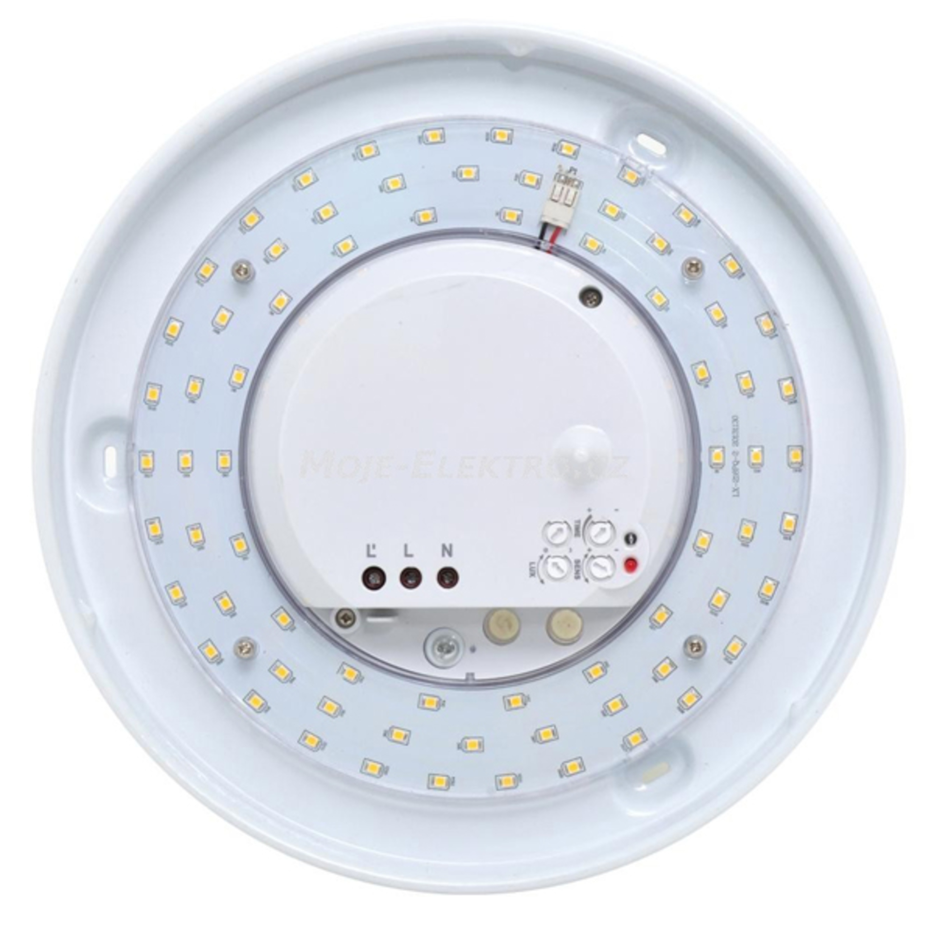 Ecolite LED sv., bílé, IP44, max.18W, HF senz.360 W131/LED-4100