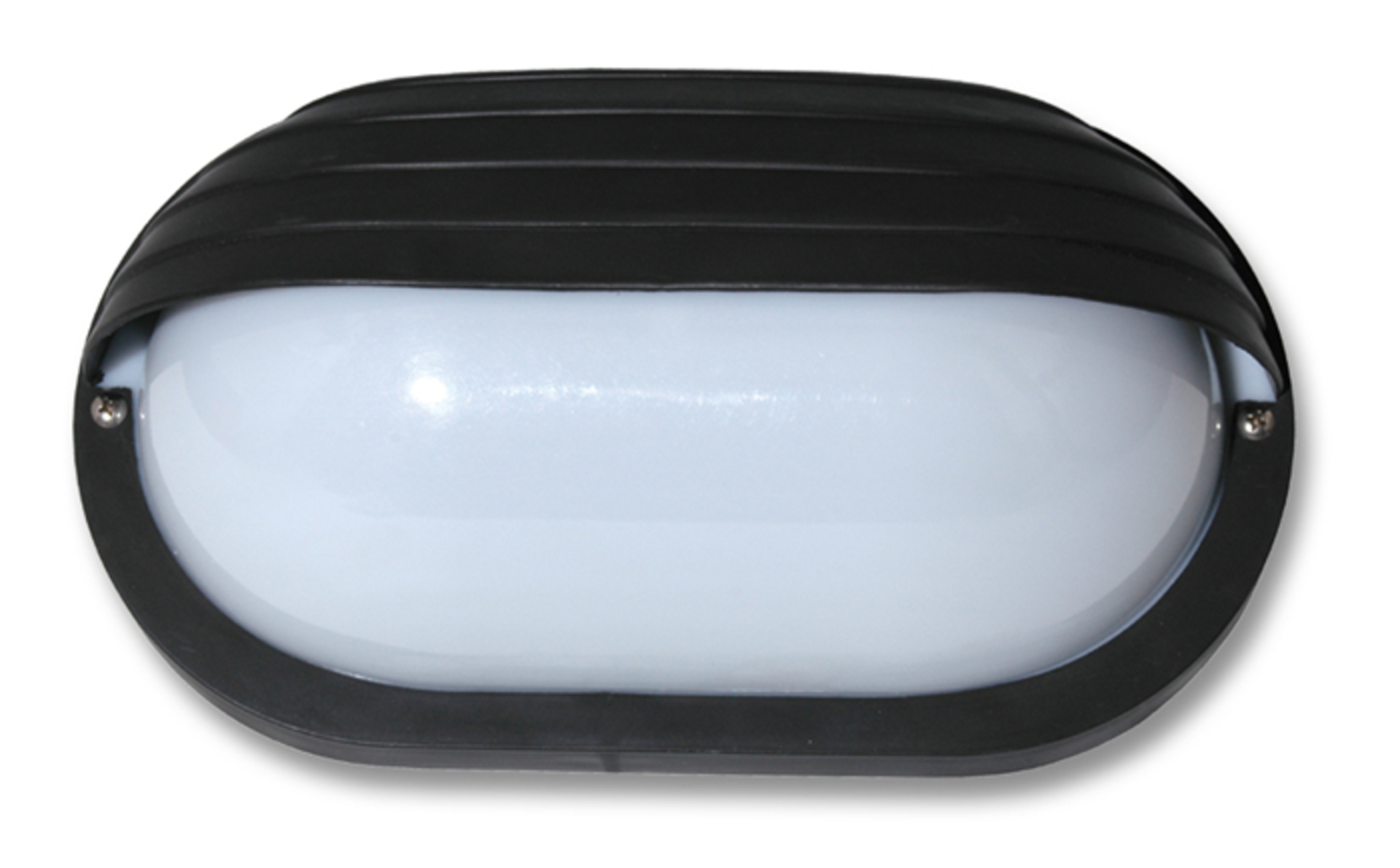 Levně Ecolite Technické svítidlo ovál s krytem černé WH2606-CR