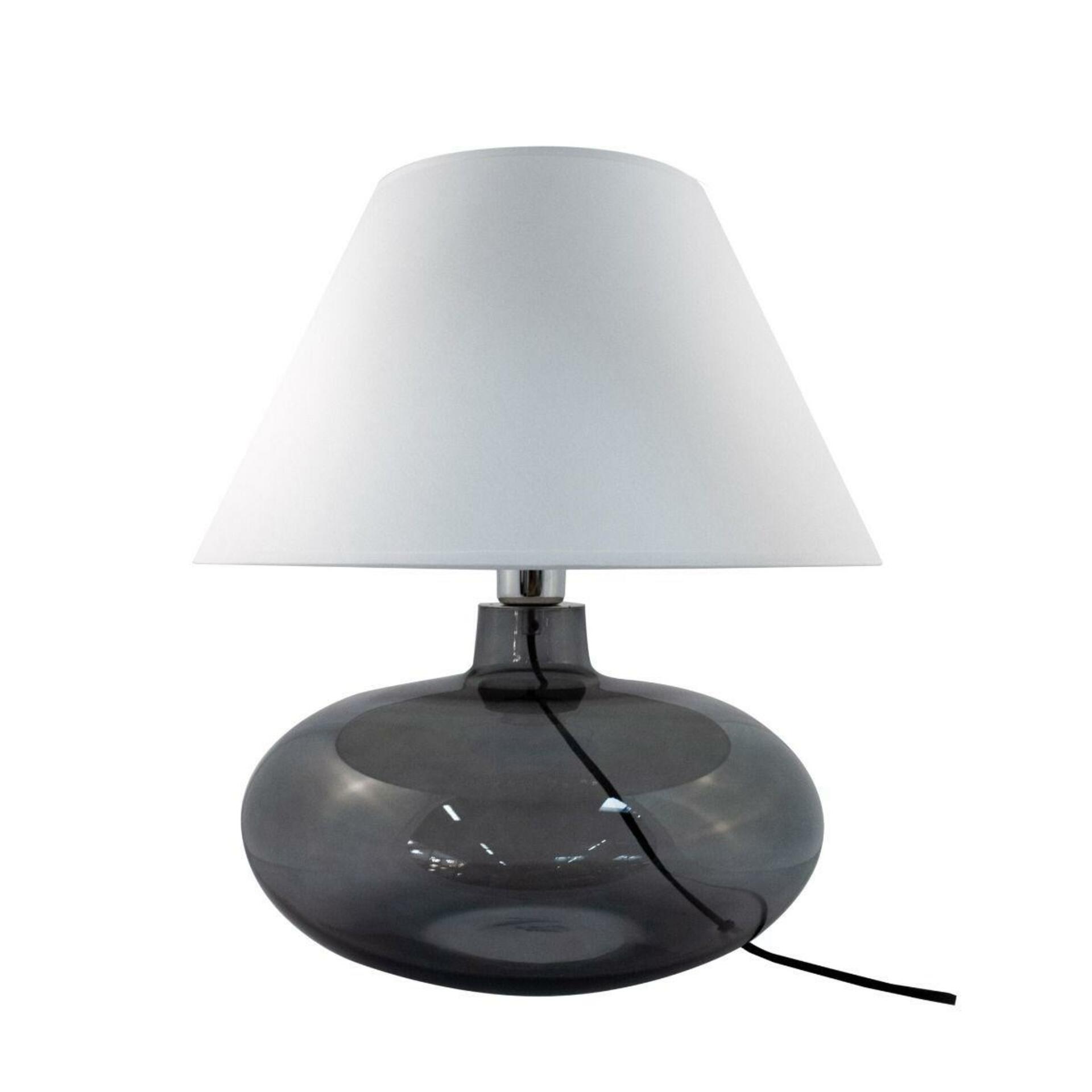 ZUMALINE Stolní lampa ADANA GRAFIT 5521WH