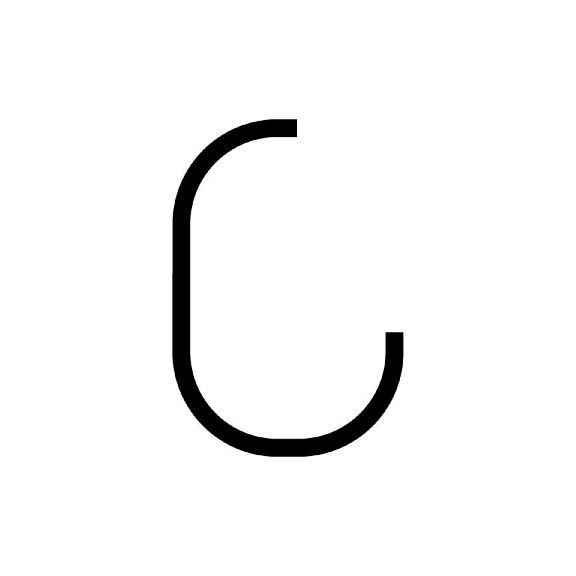 Artemide Alphabet of Light - velké písmeno C 1201C00A