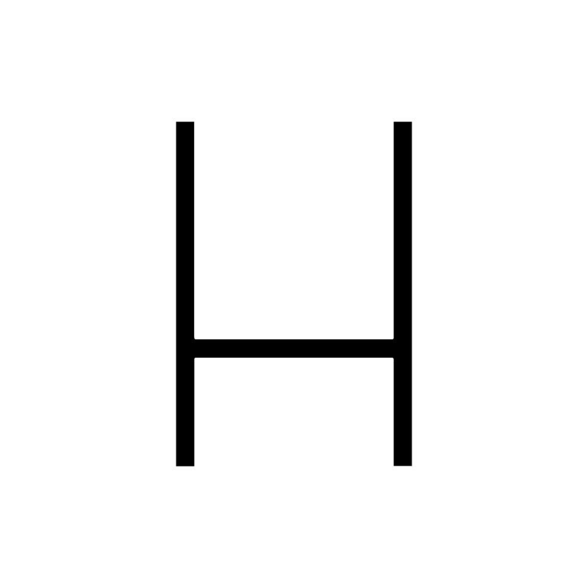 Levně Artemide Alphabet of Light - velké písmeno H 1201H00A