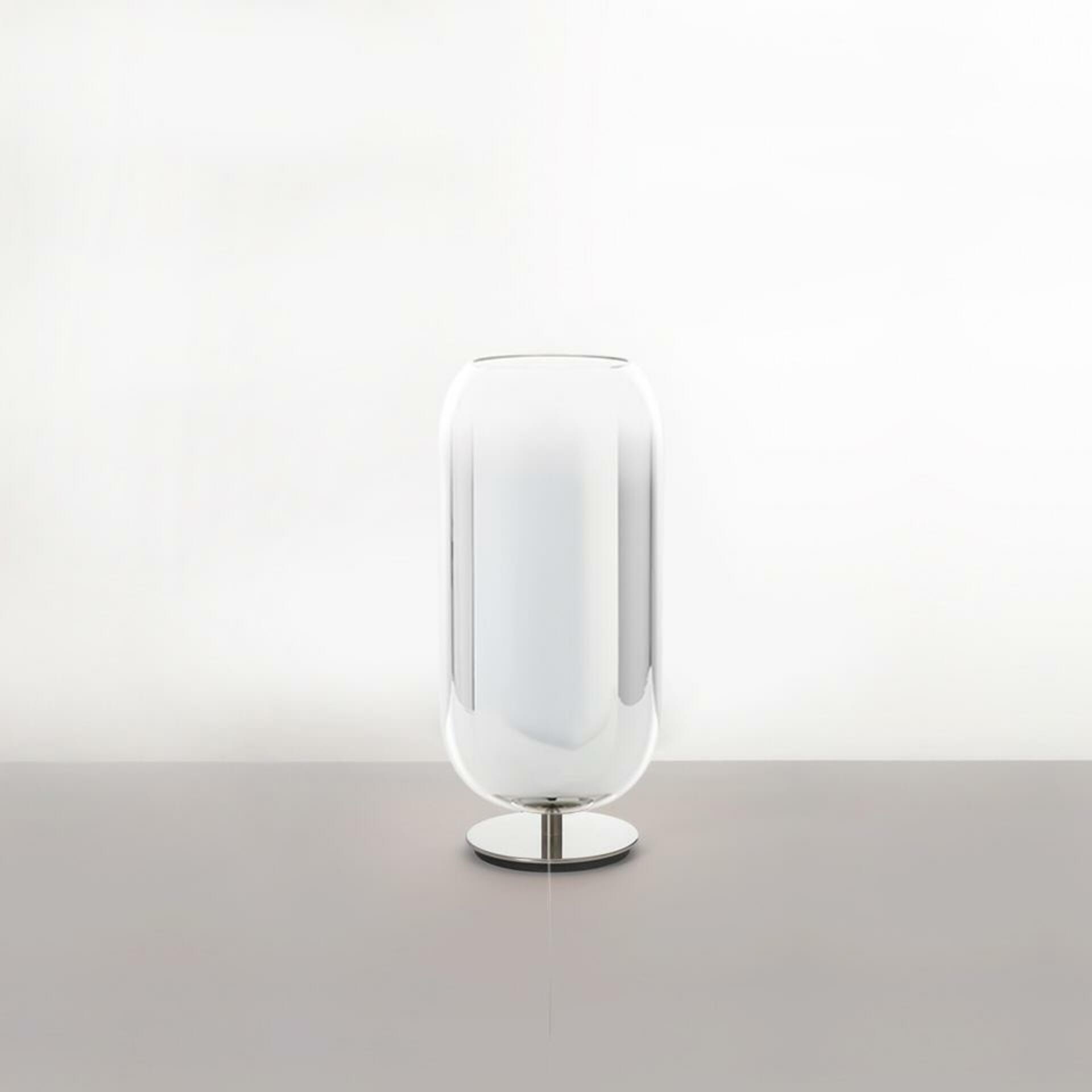 Artemide Gople Mini stolní lampa - stříbrná 1409010A