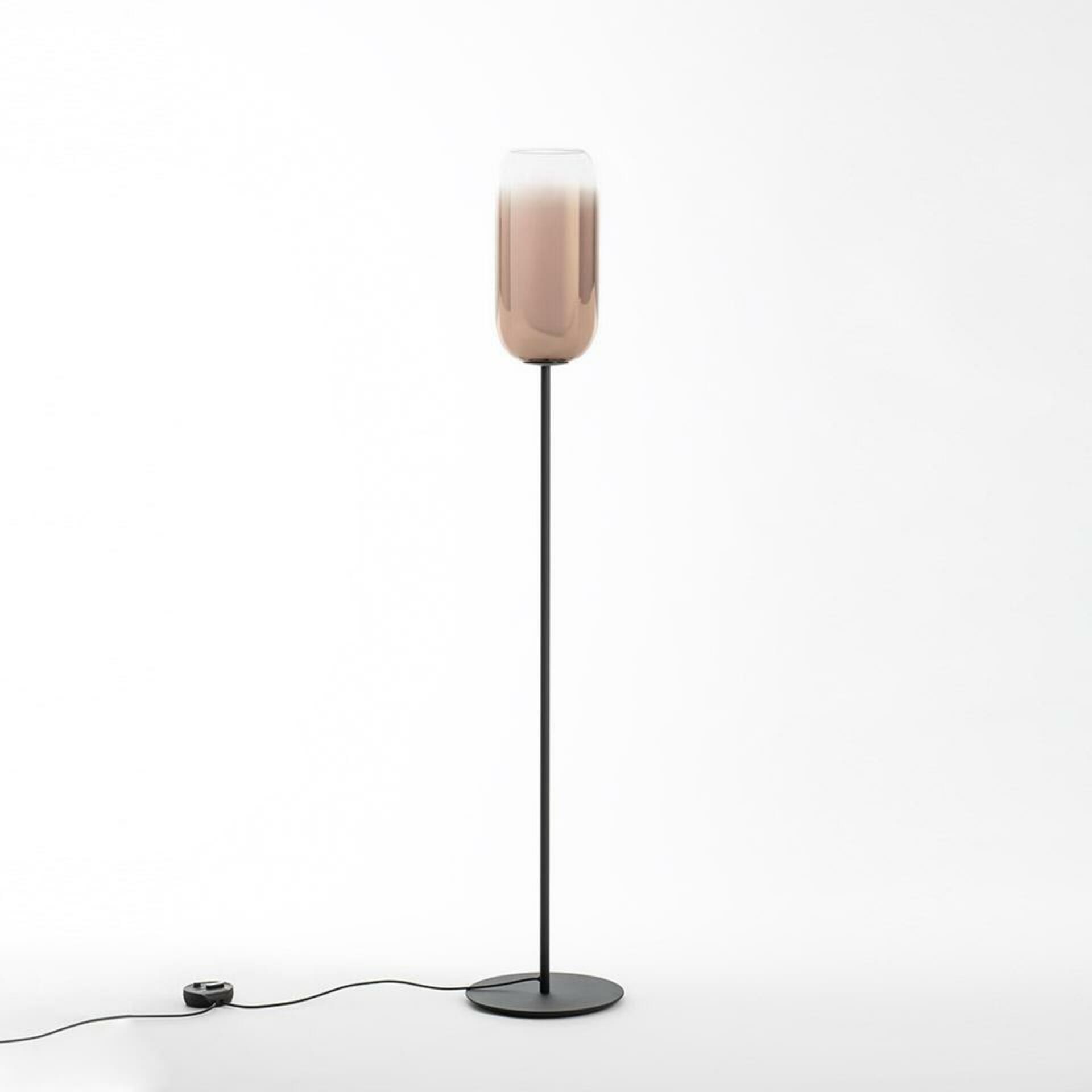 Artemide Gople stojací lampa - černá / měď 1410340A