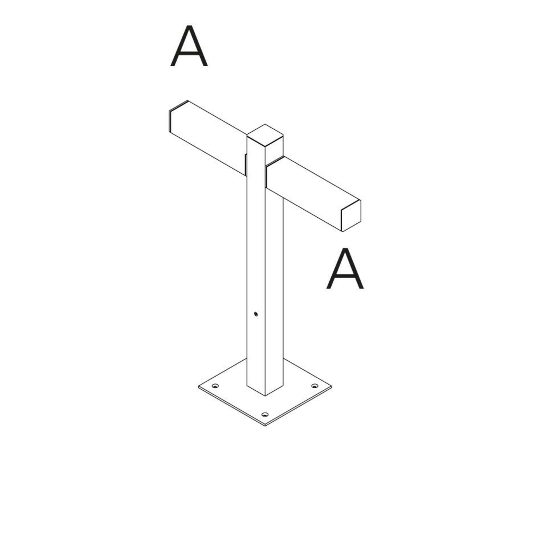 Artemide Walking - stojna 600 - 2x180d hlavy - A 60h T4505C30