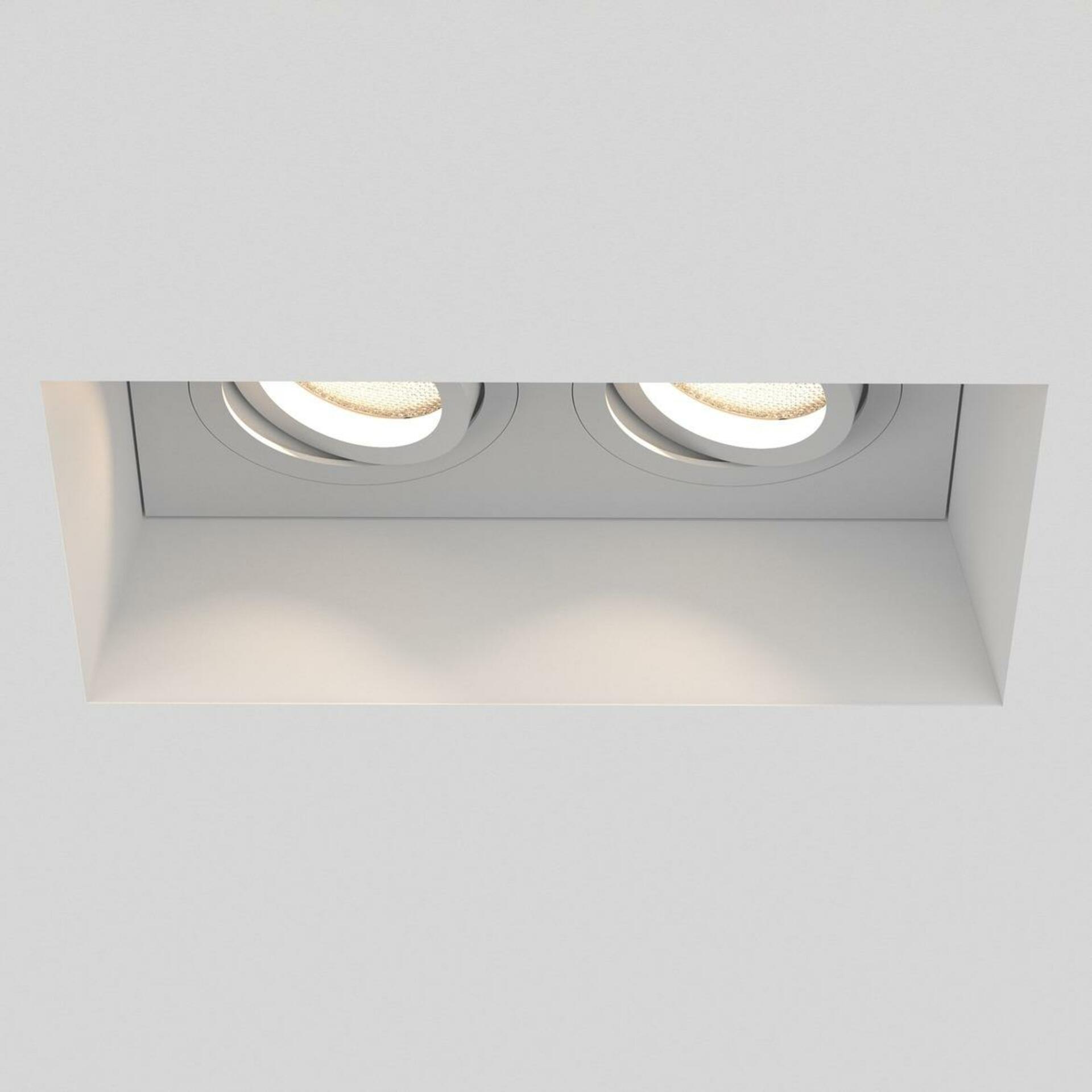 Levně ASTRO downlight svítidlo Blanco Twin nastavitelné 2x6W GU10 sádra 1253006