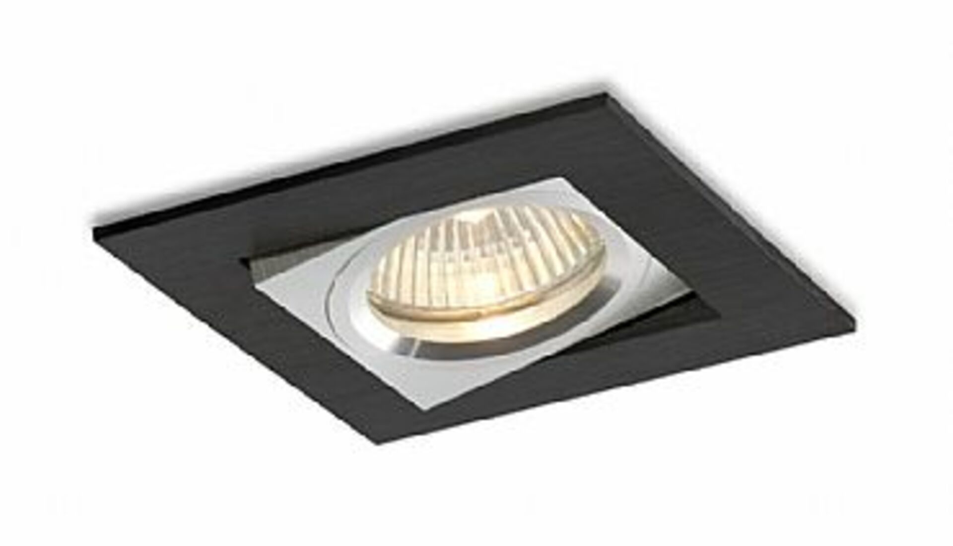 BPM Vestavné svítidlo Aluminio Negro, černá, 1x50W, 230V 161 3002GU