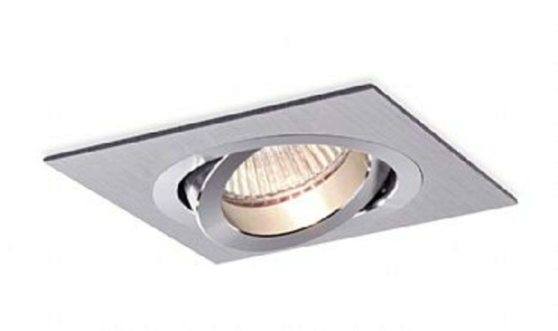 BPM Vestavné svítidlo Aluminio Plata, kartáčovaný hliník 1x50W, 230V 156 3011GU