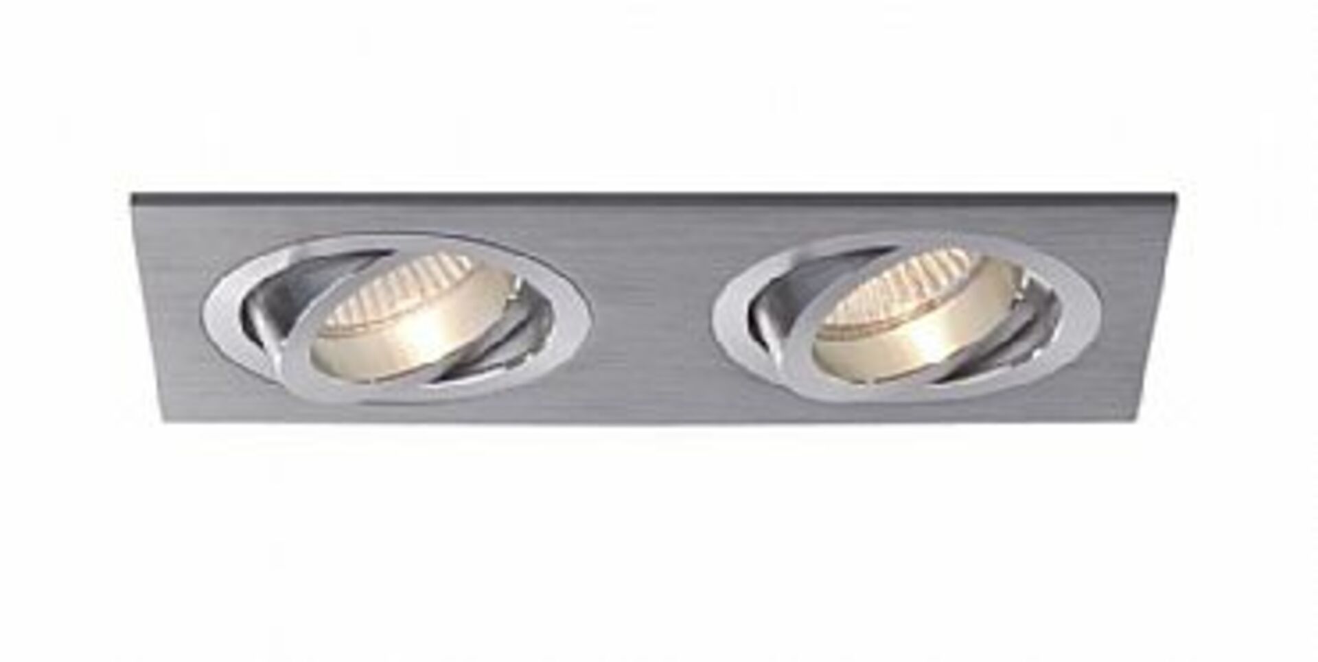 BPM Vestavné svítidlo Aluminio Plata, kart.hliník 6LEDx3W, 230V 3012LED2.D40.3K