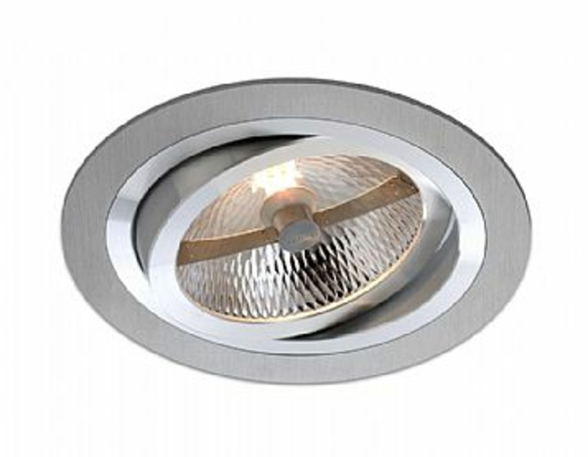 BPM Vestavné svítidlo Aluminio Plata, kartáč.hliník 9LEDx3W, 230V 4804 3071LED.D40.3K