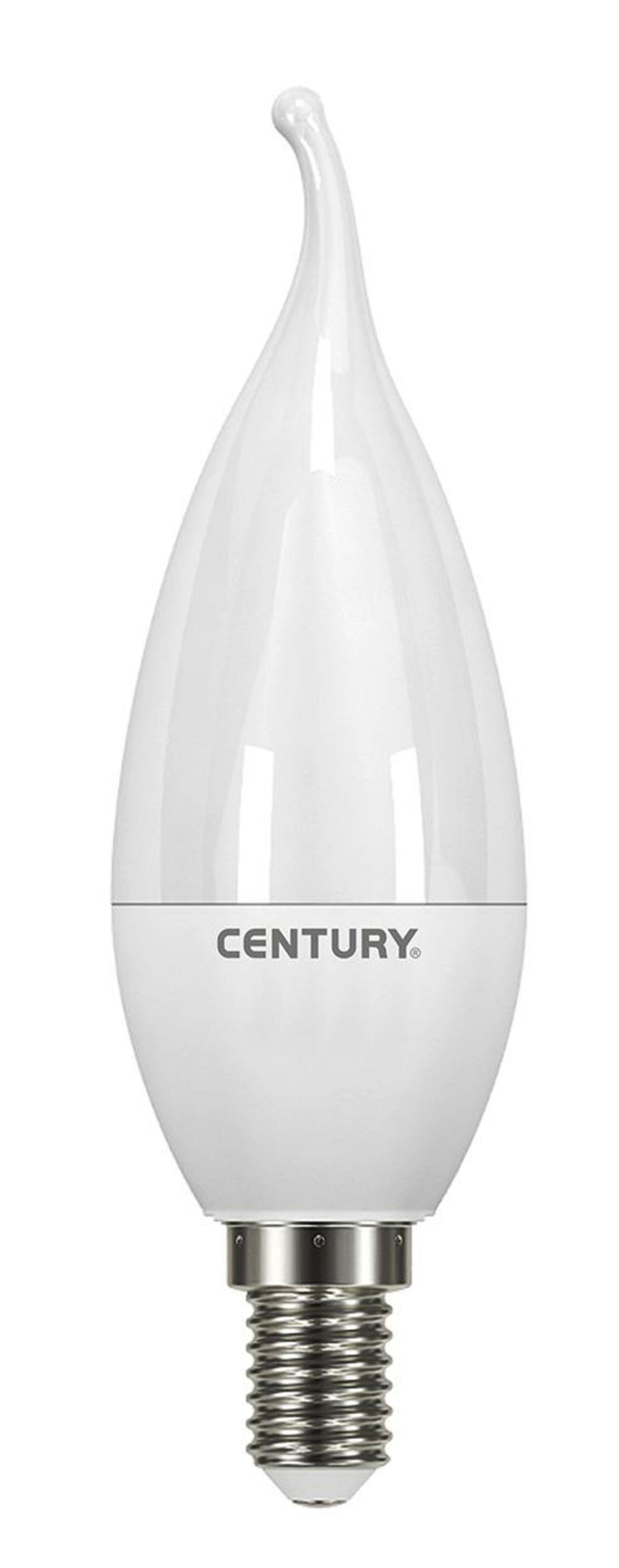 CENTURY LED ECOLINE SVÍČKA PLAMEN 3W E14 6400K 250Lm 180d 37x100mm IP20 CEN ELM1C-031464BL