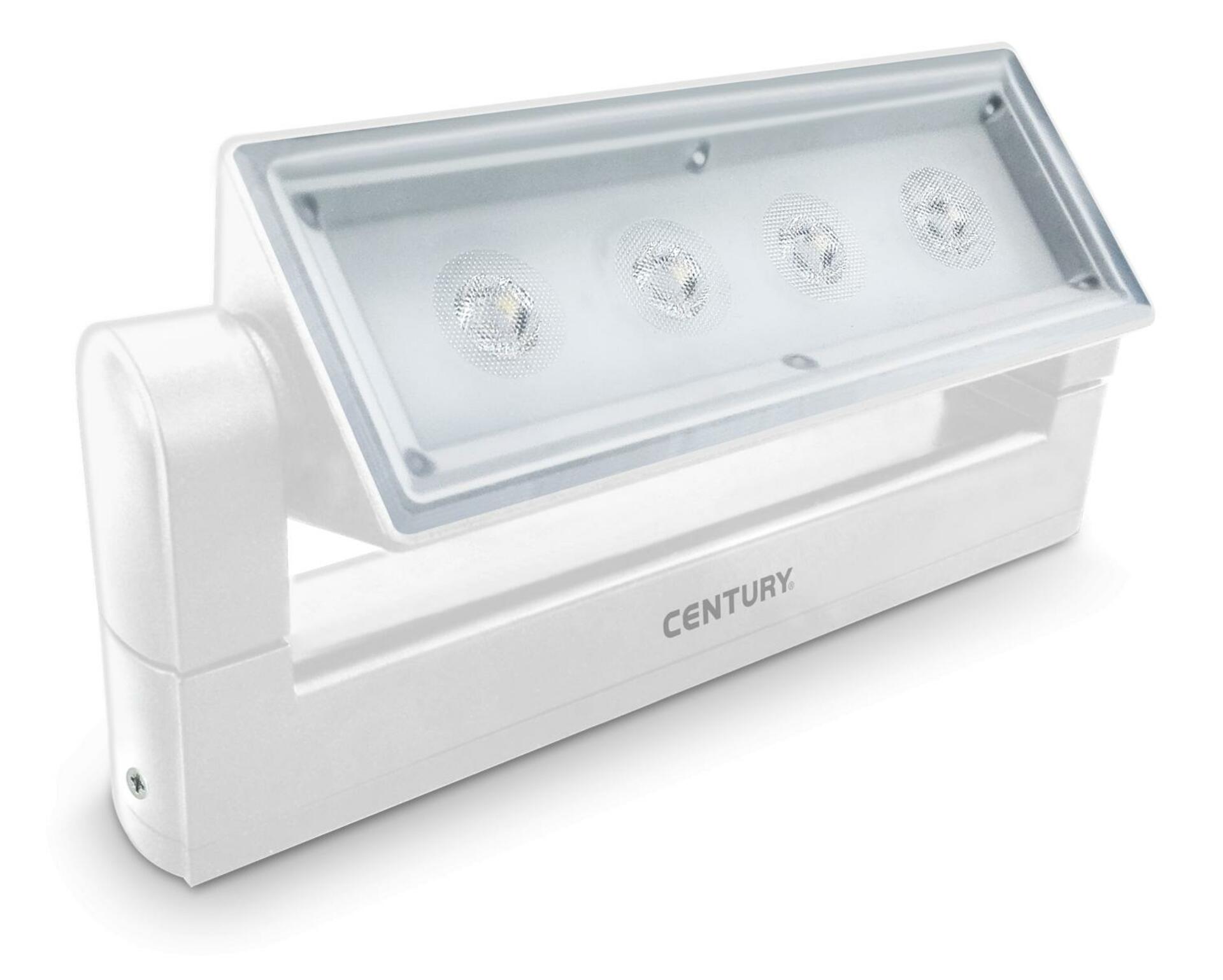 Levně CENTURY WALL WASHER LED HORIENTA 12 12W 4000K 830Lm 230VAC 90d 220x40x103mm IP54 otočné 320d CEN HO-129540