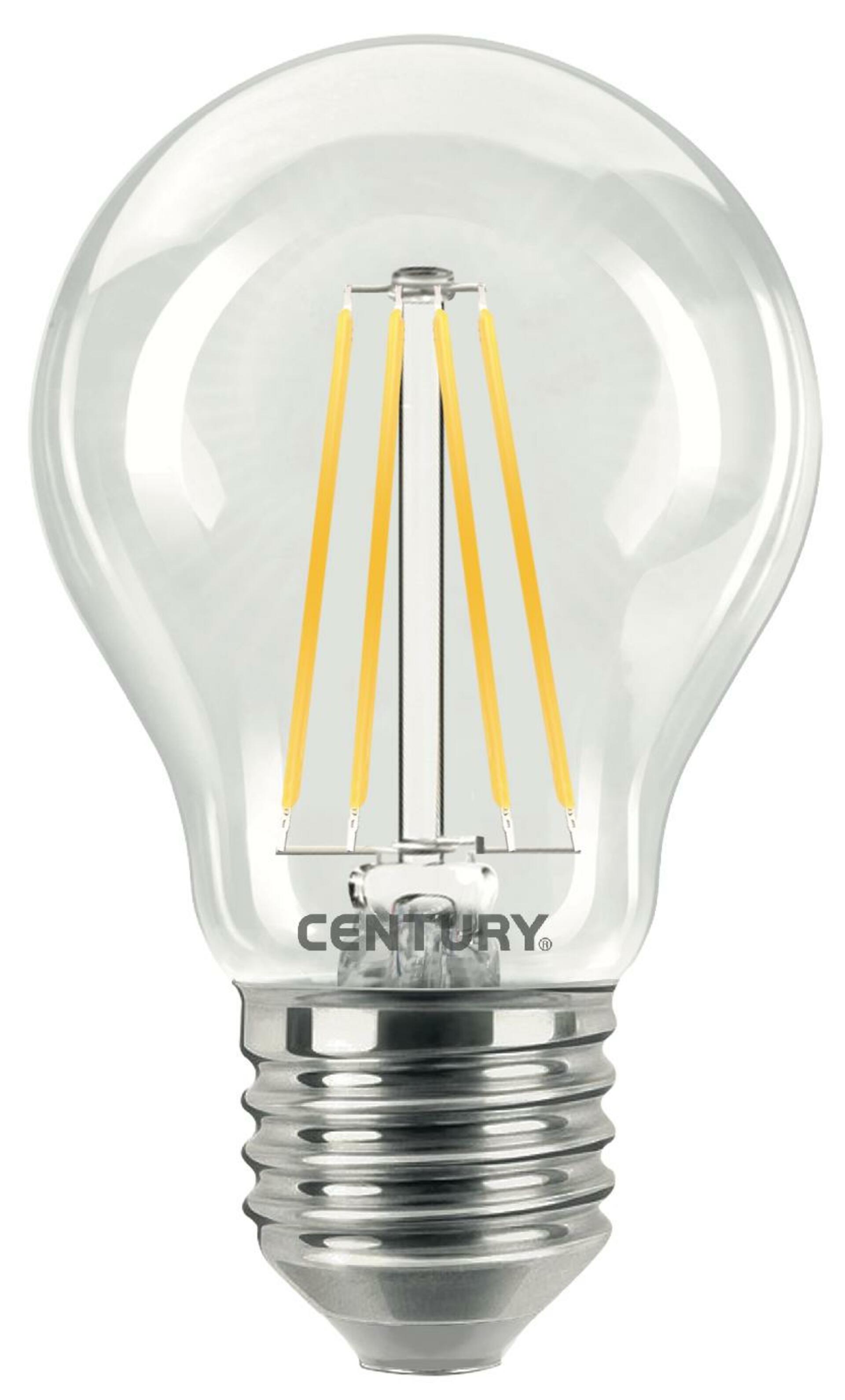 CENTURY LED FILAMENT HRUŠKA ČIRÁ 8W E27 4000K 1055Lm 360d 67x111mm IP20 CEN ING3P-082740