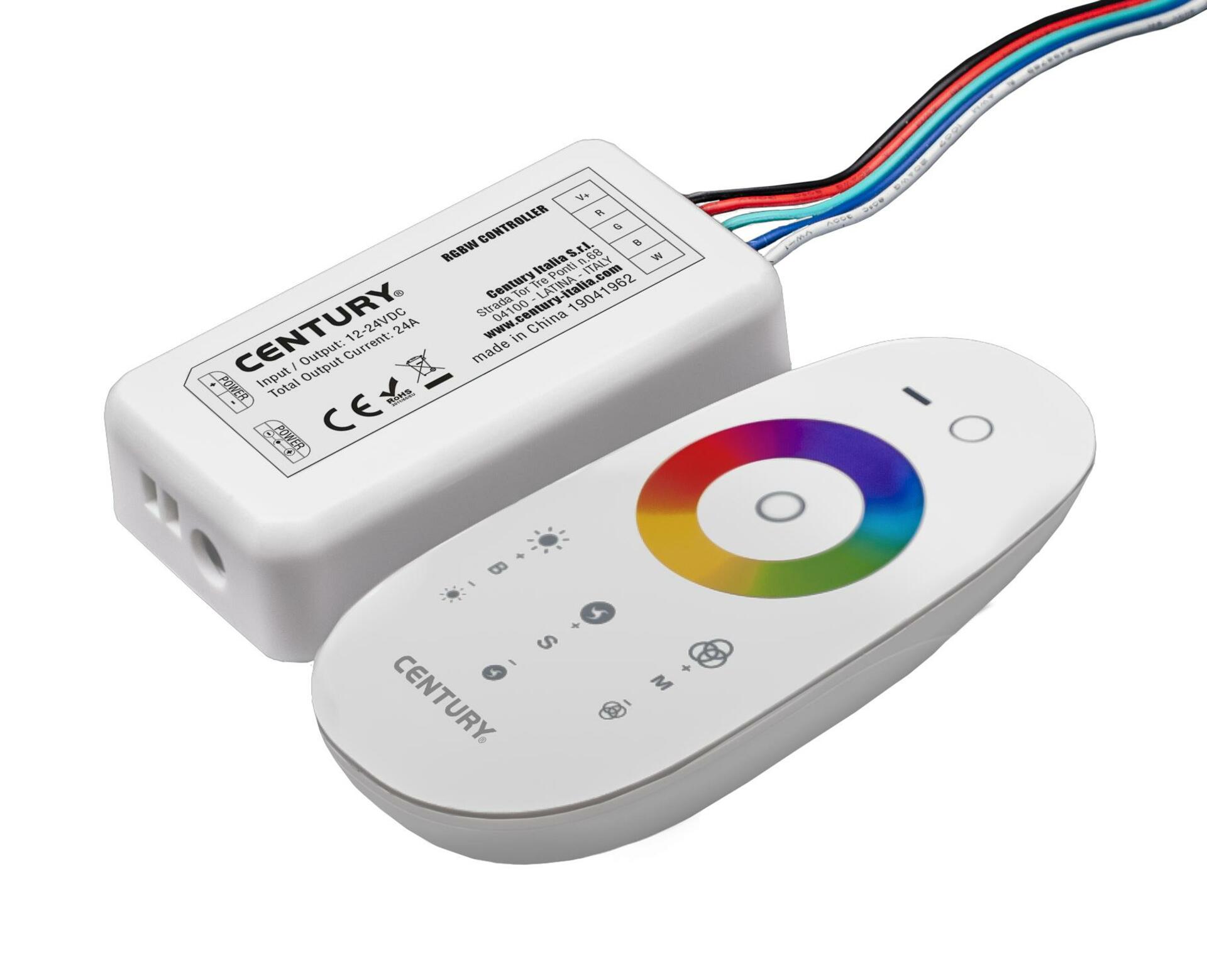 CENTURY LED CONTROLLER RGBW řídící jednotka 24A 12-24V CEN KIT-ACRGBW