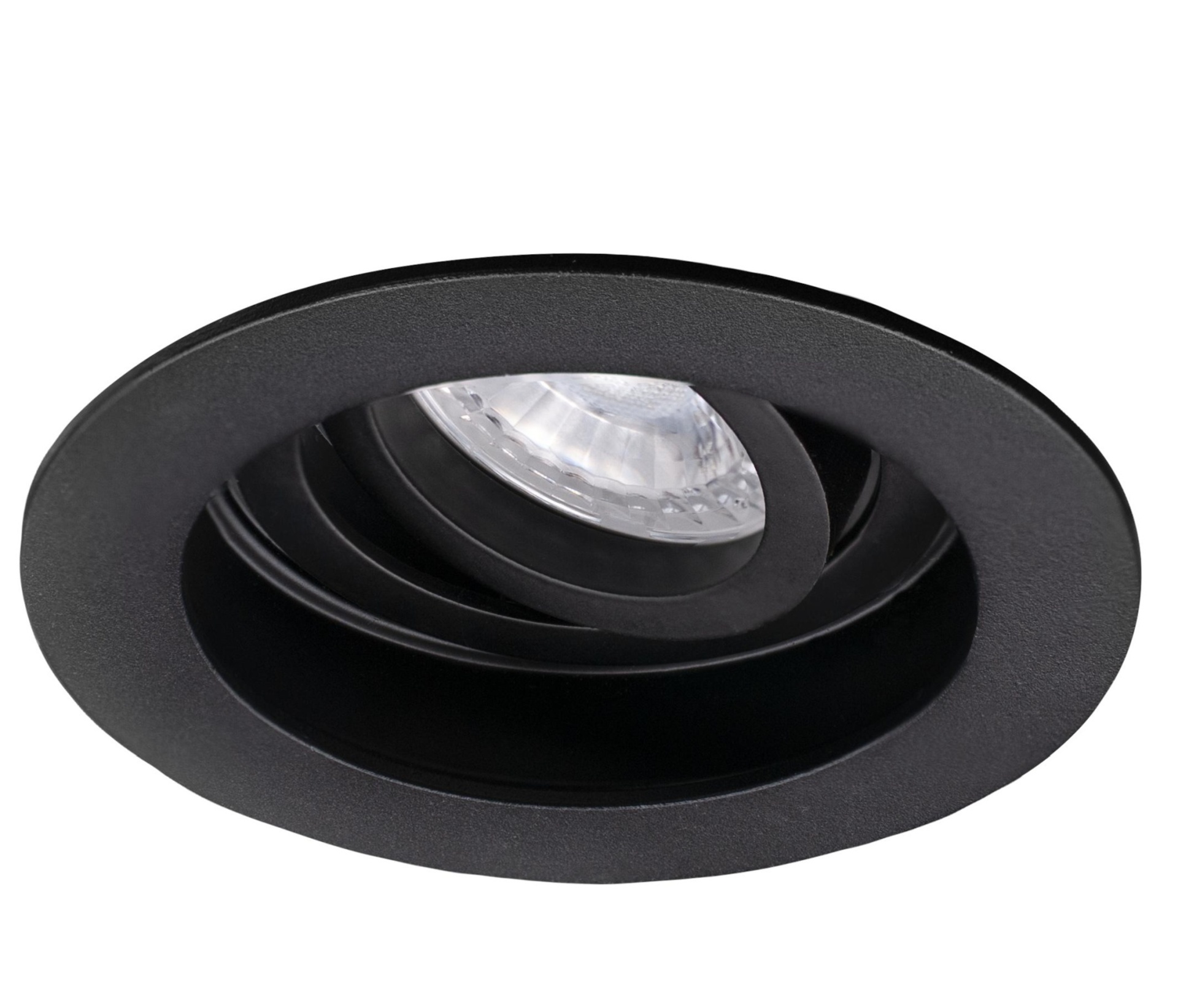 CENTURY KLAK ROUND XL vestavné nastavitelné svítidlo GU10 černá