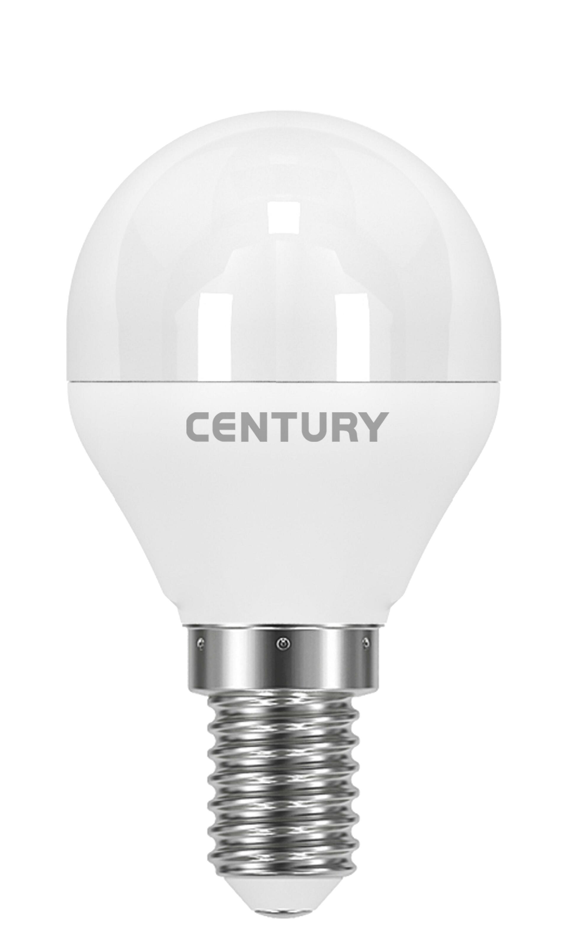 CENTURY LED MINI GLOBE ONDA 6W E14 3000K 470Lm 200d 45x81mm IP20 CEN ONH1G-061430