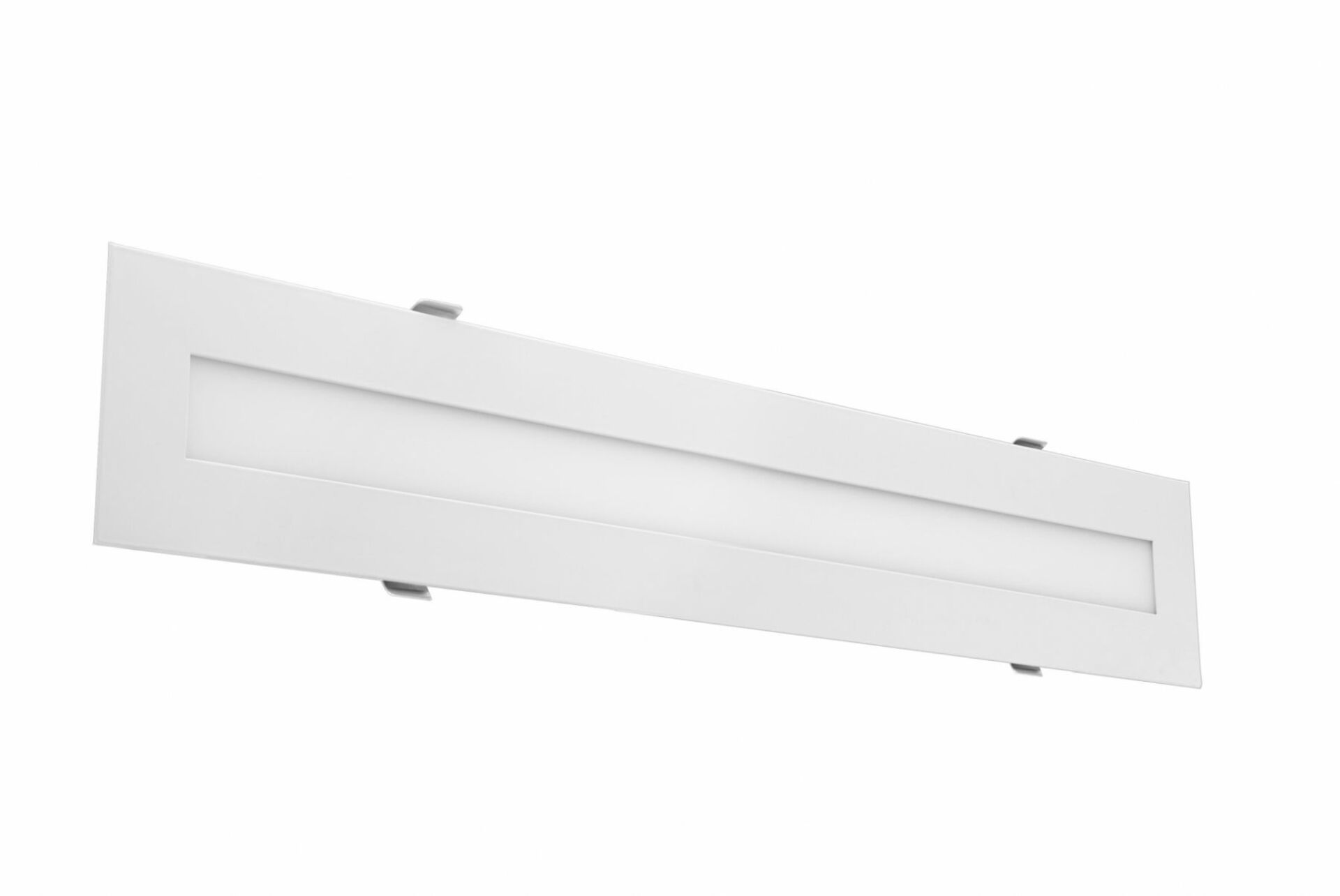 CENTURY LED panel P-QUADRO zapuštěný do SDK. 600x100x8mm 18W 3000K 700Lm 120d IP20.