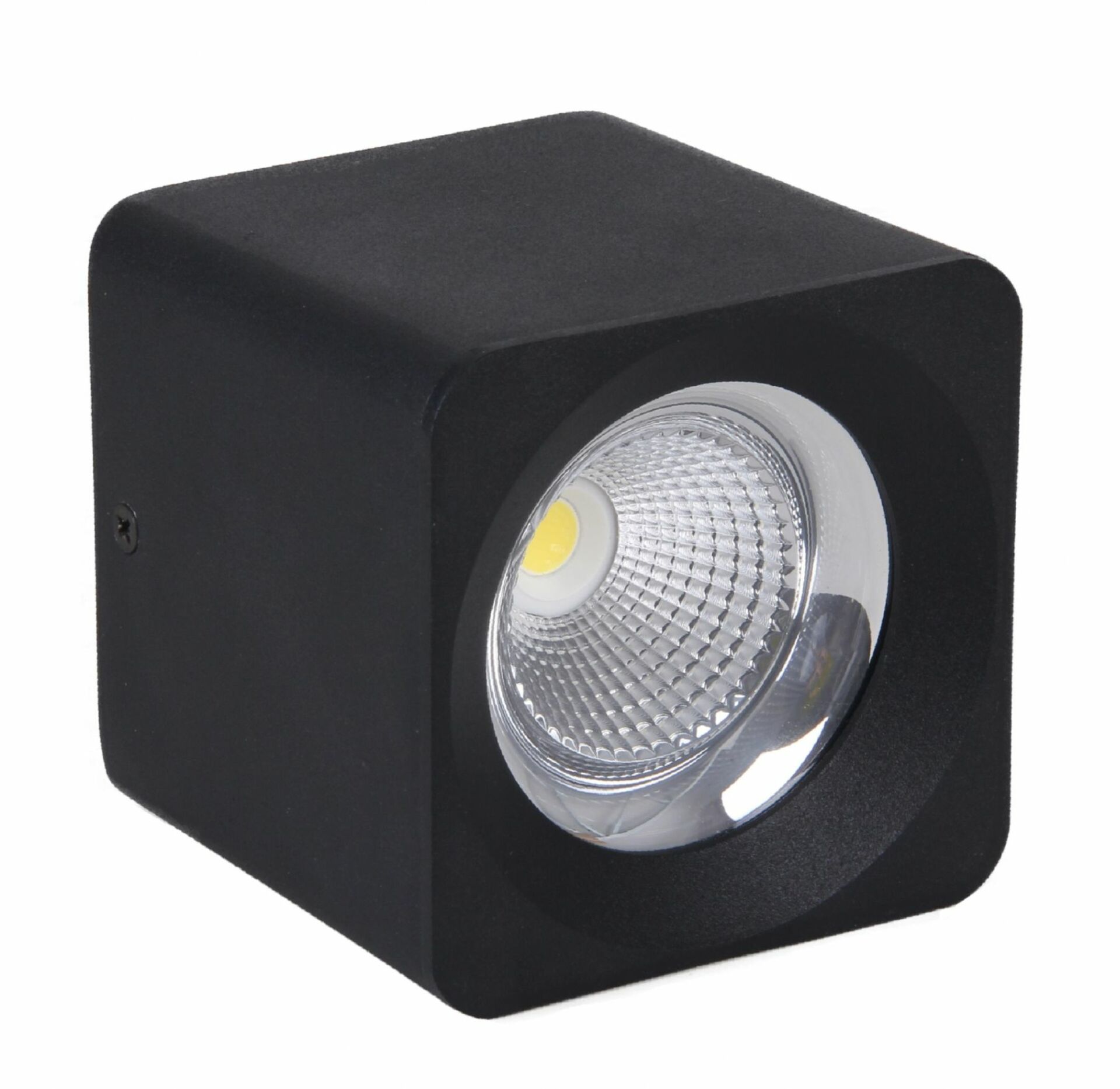 CENTURY Stropní SVÍTIDLO LED QUBE ČERNÉ 131x131x133mm 25W/230VAC 4000K 2500Lm 45d IP20 CEN QBNE-2513140