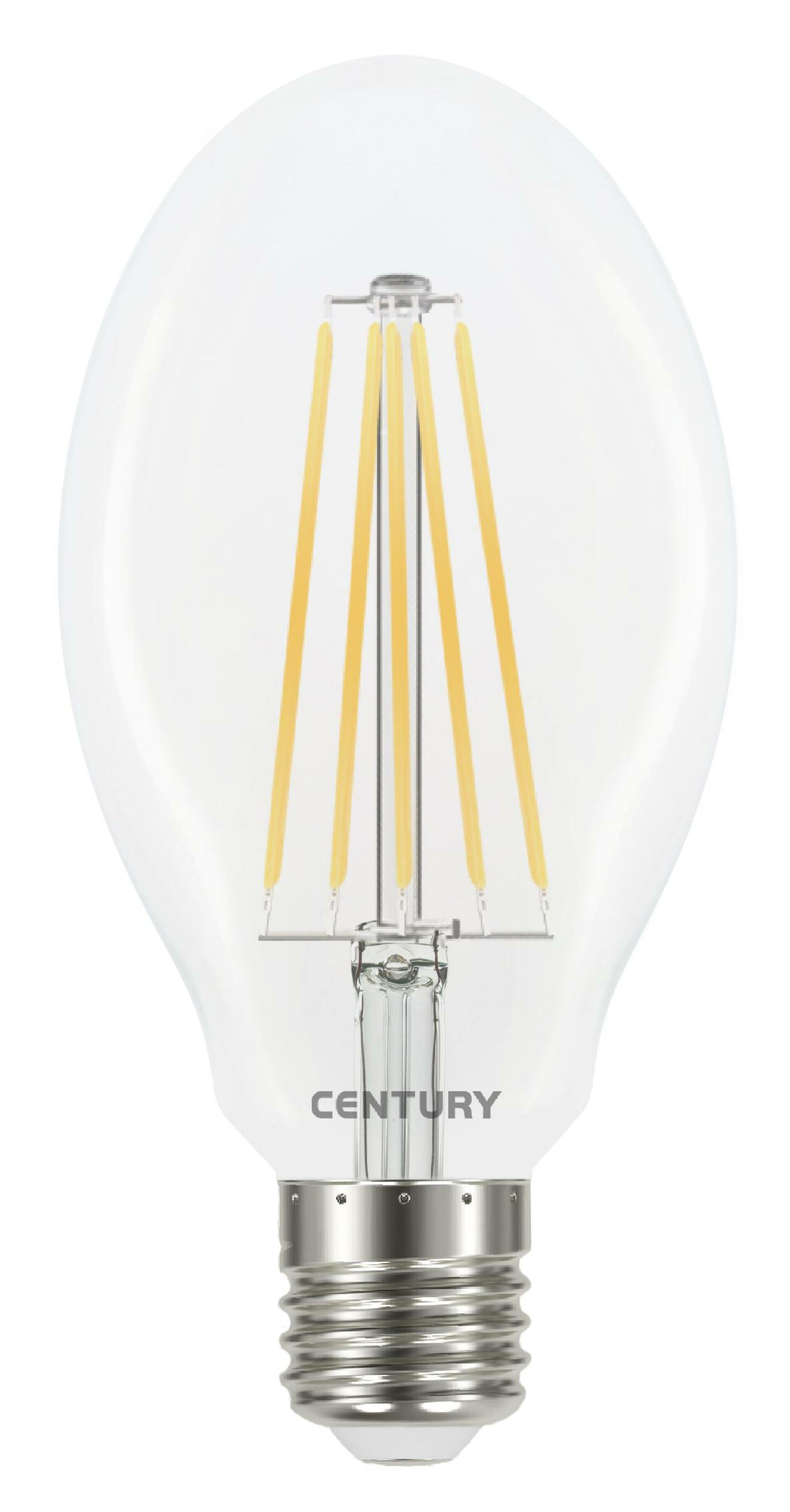 CENTURY LED SAPHIRLED FILAMENT ČIRÁ 11W E27 2700K 1500Lm IP20 360d 75x155mm CEN SAP-112727