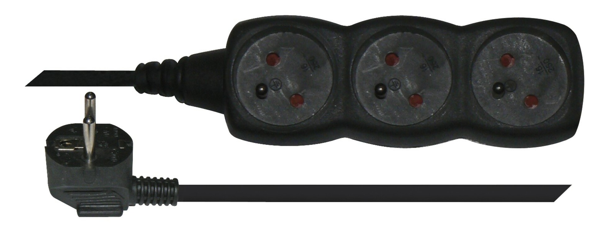 Levně EMOS Prodlužovací kabel 3 zásuvky 3m, černý 1902230300