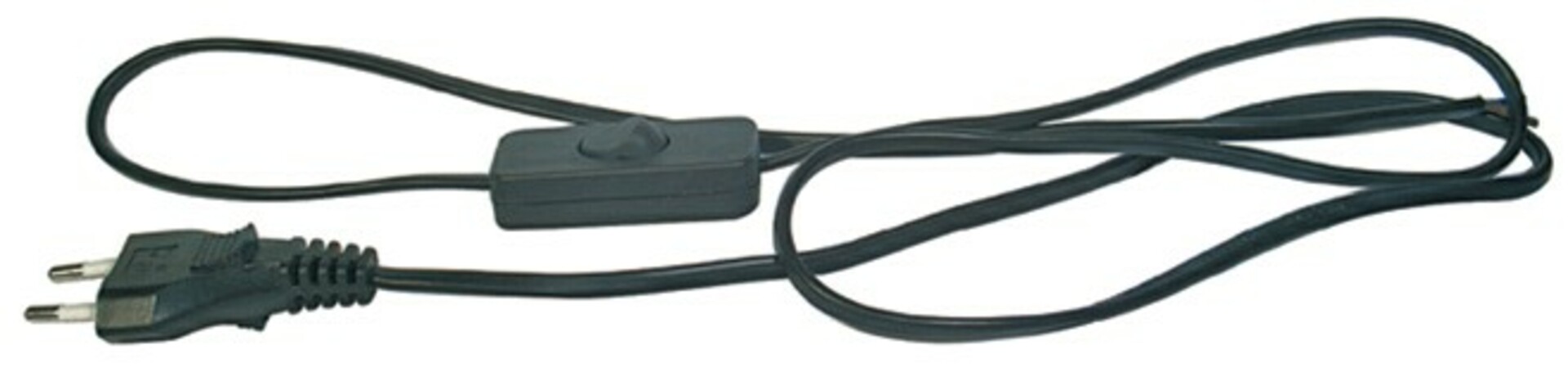 Levně EMOS Flexošňůra 2x0,75mm 3m černá s vypínačem 2402730232