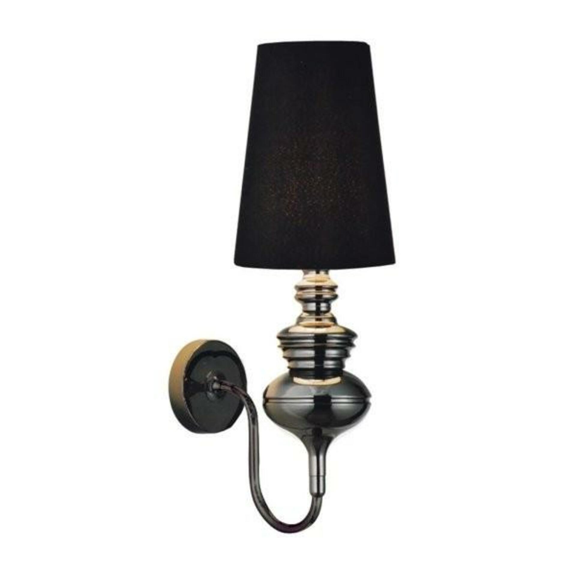 Nástěnná lampa AZzardo Baroco wall black AZ0062 E14 1x11W IP20 18cm černá