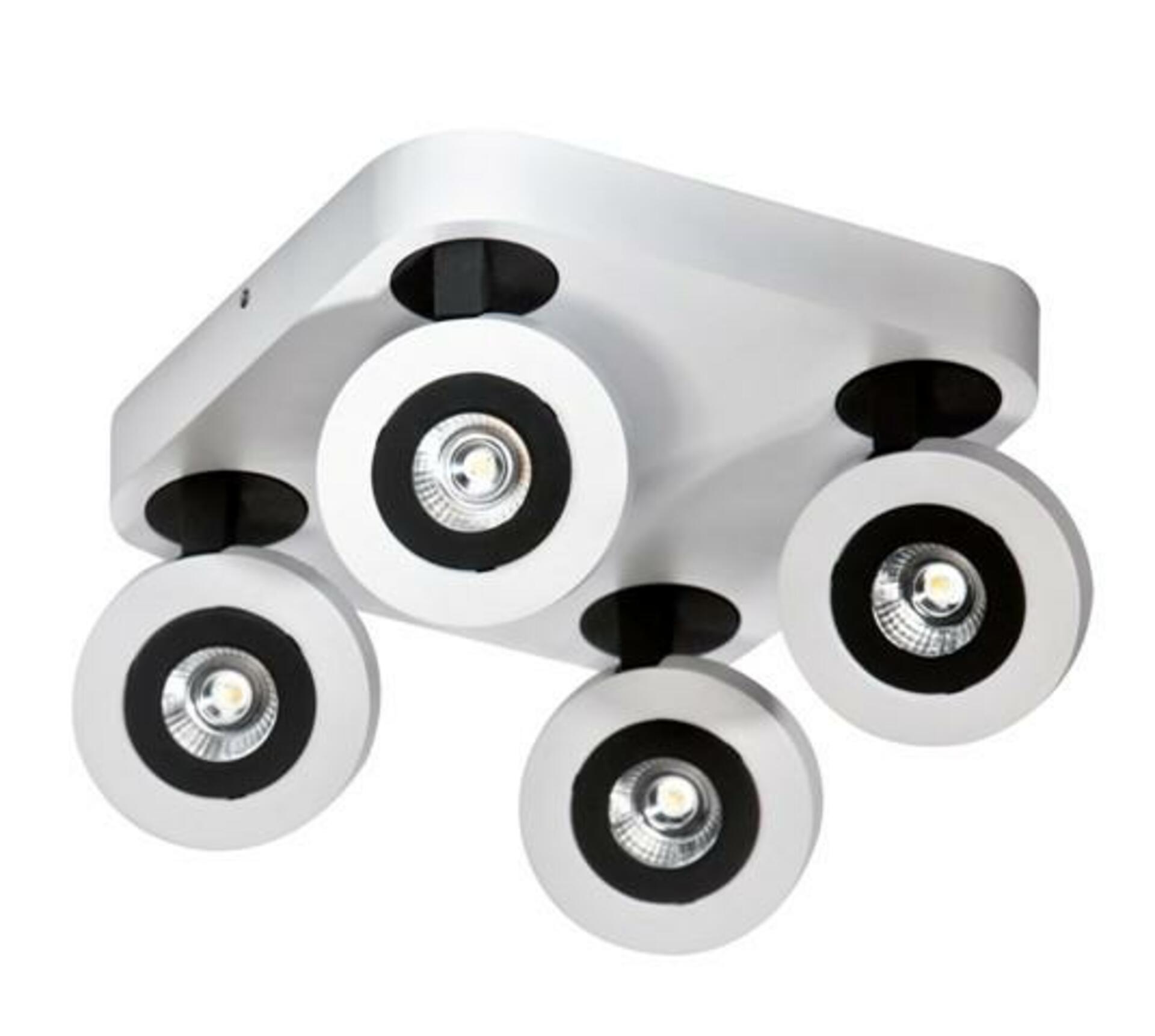 Levně LED Nástěnné/stropní přisazené svítidlo AZzardo Enzo 4KW AZ0674 4x5W 920lm 3000K IP20 21cm bílo-černé