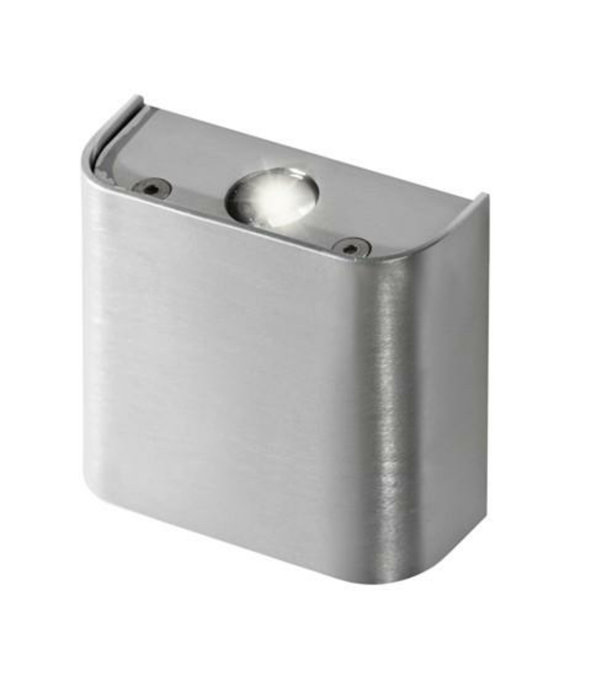Levně LED Nástěnné svítidlo AZzardo Ginno 1 aluminium AZ0764 2x1W 160lm 3000K IP20 9cm hliníkové