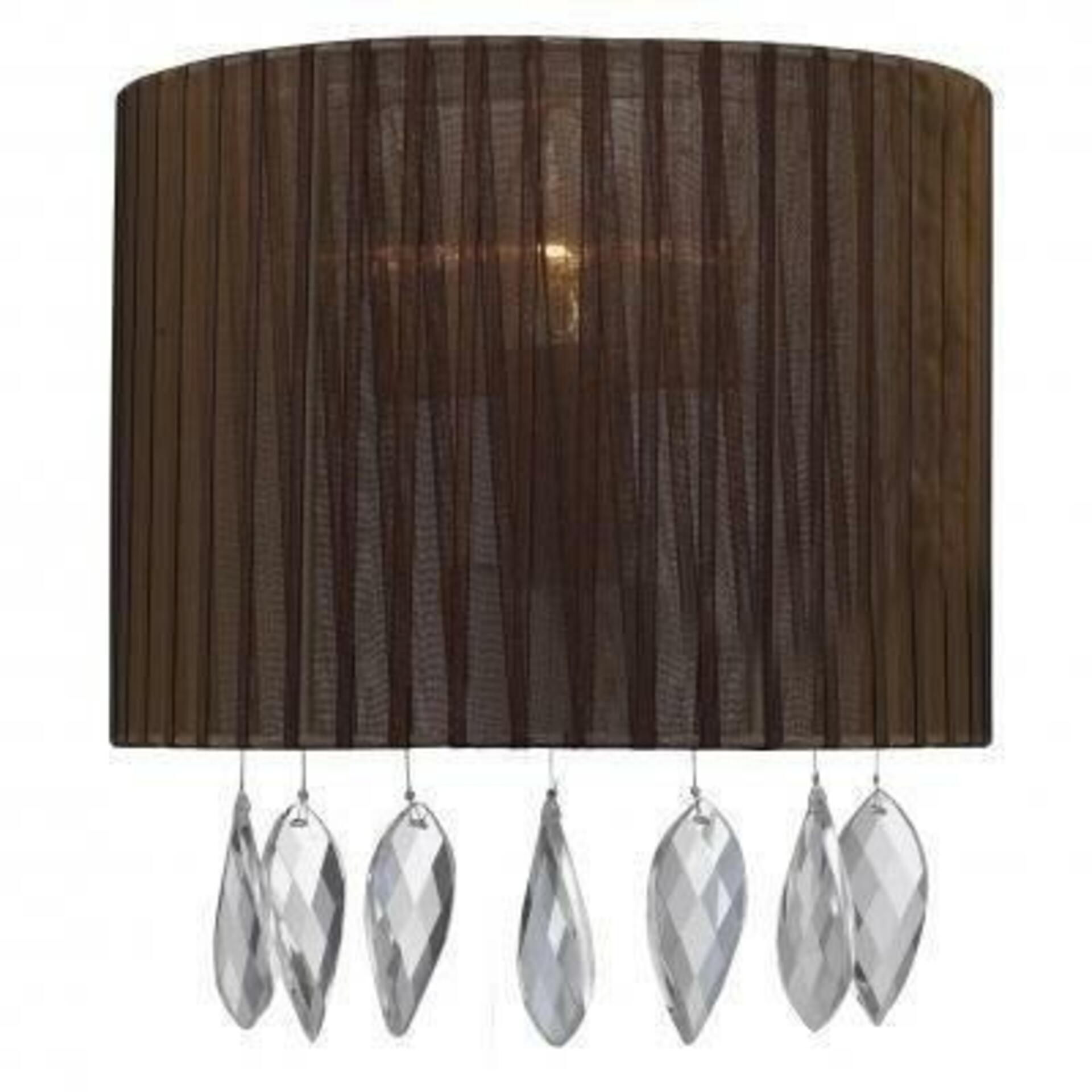 Levně Nástěnné svítidlo AZzardo Sidney wall brown AZ0915 E14 1x40W IP20 22cm hnědé