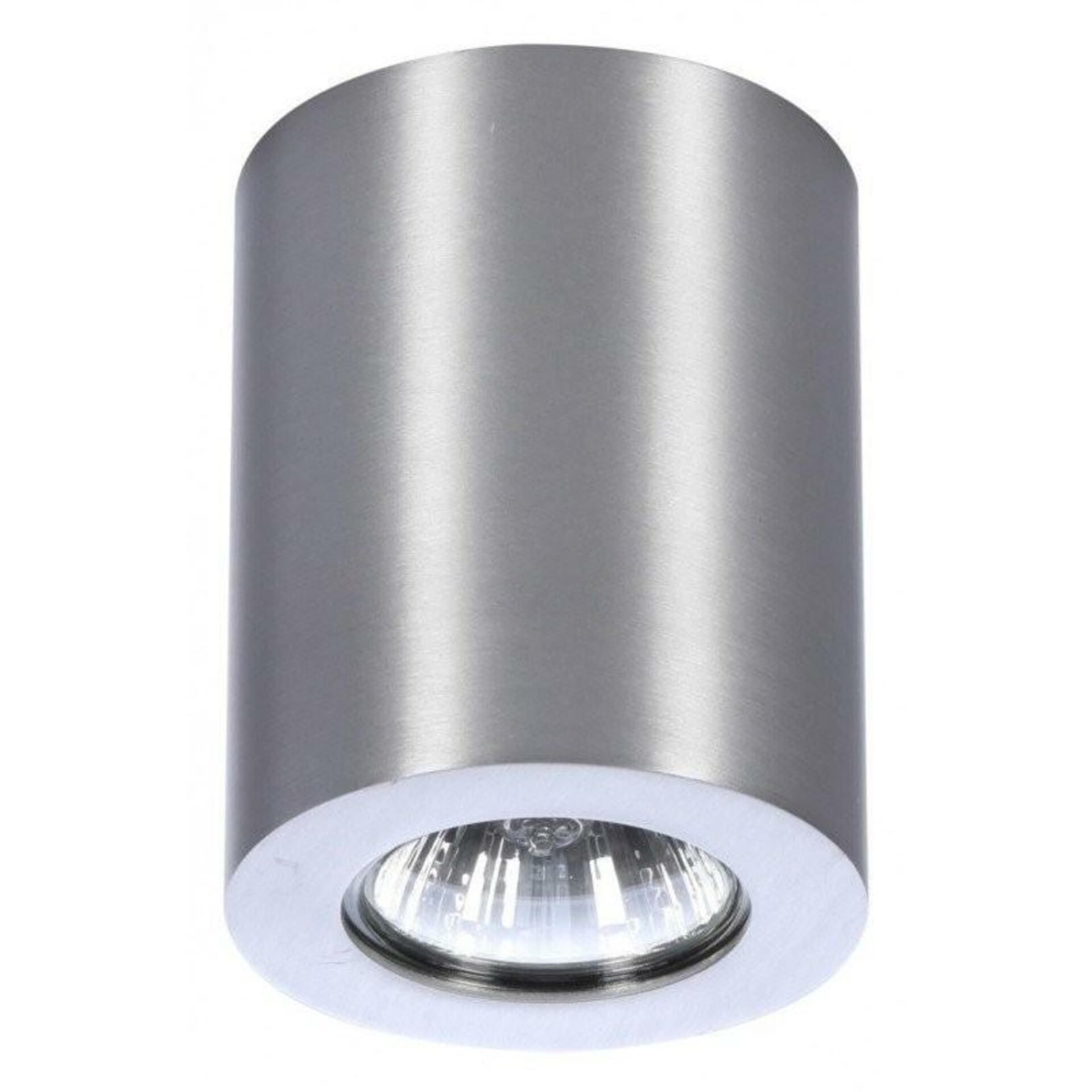 Levně Stropní bodové přisazené svítidlo AZzardo Boris aluminium AZ1053 GU10 1x50W IP20 7,5cm kulaté hliníkové