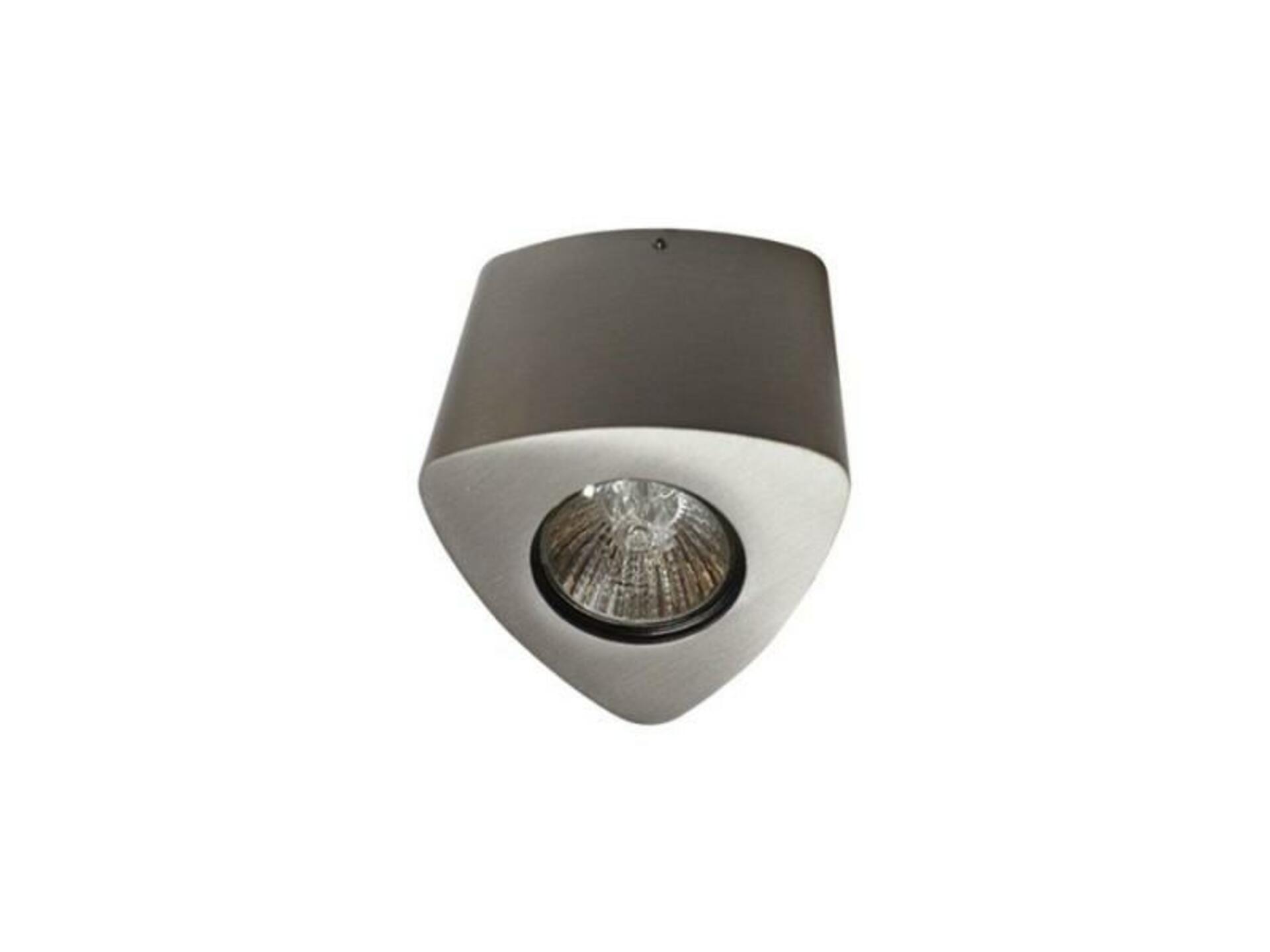 Levně Stropní bodové přisazené svítidlo AZzardo Dario aluminium AZ1055 GU10 1x50W IP20 9cm hranaté hliníkové