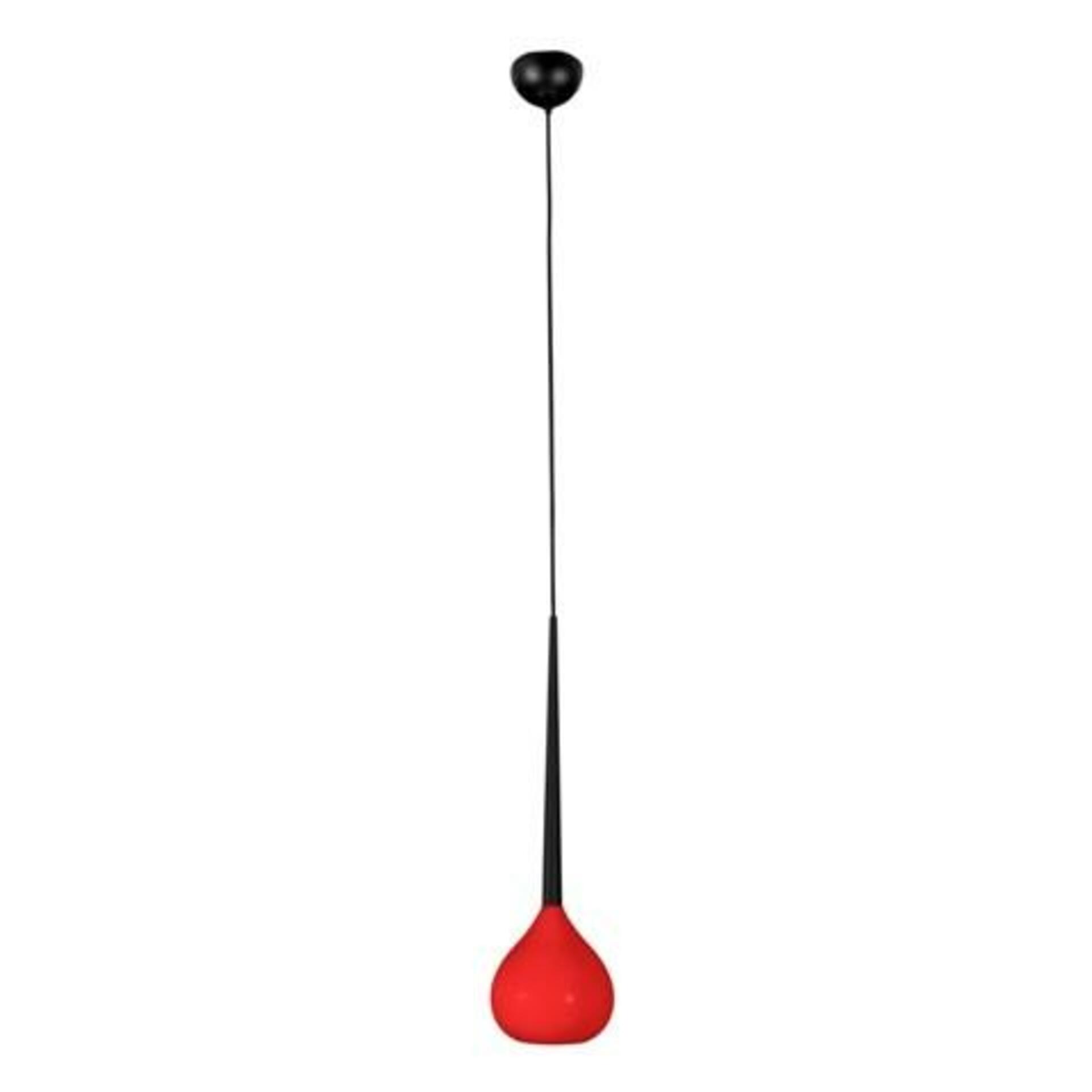 Závěsné svítidlo AZzardo Aga 1 red/black AZ1063 E14 1x40W IP20 16cm červeno-černé