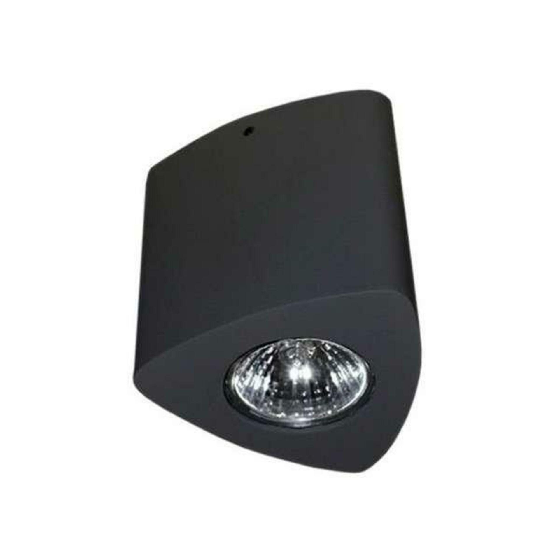 Levně Stropní bodové přisazené svítidlo AZzardo Dario black AZ1111 GU10 1x50W IP20 9cm hranaté černé