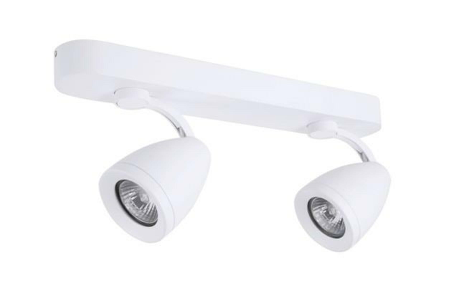 Levně Stropní přisazené bodové svítidlo AZzardo Albico 2 AZ1241 GU10 2x50W IP20 35cm bílé