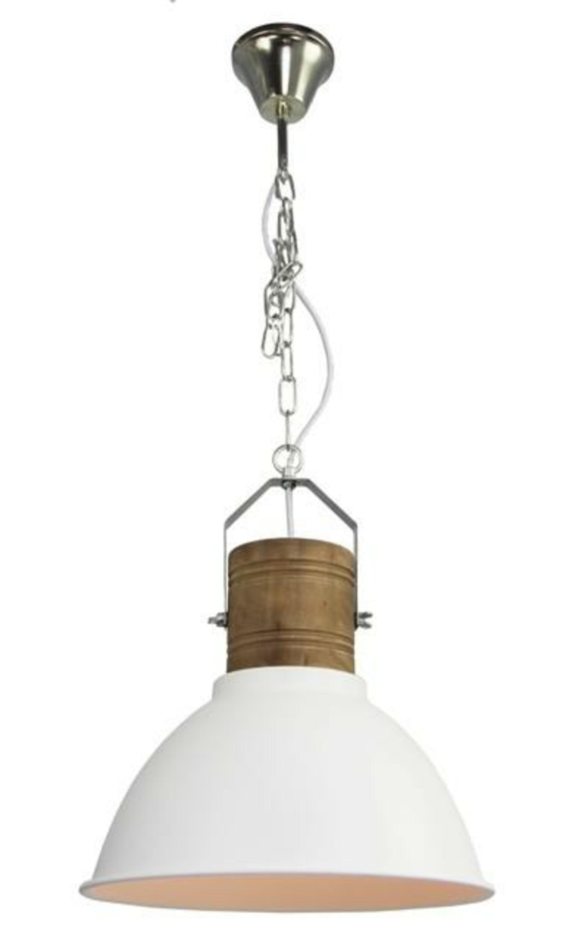 Levně Závěsné svítidlo AZzardo Duncan white AZ1582 E27 1x60W IP20 38cm bílé