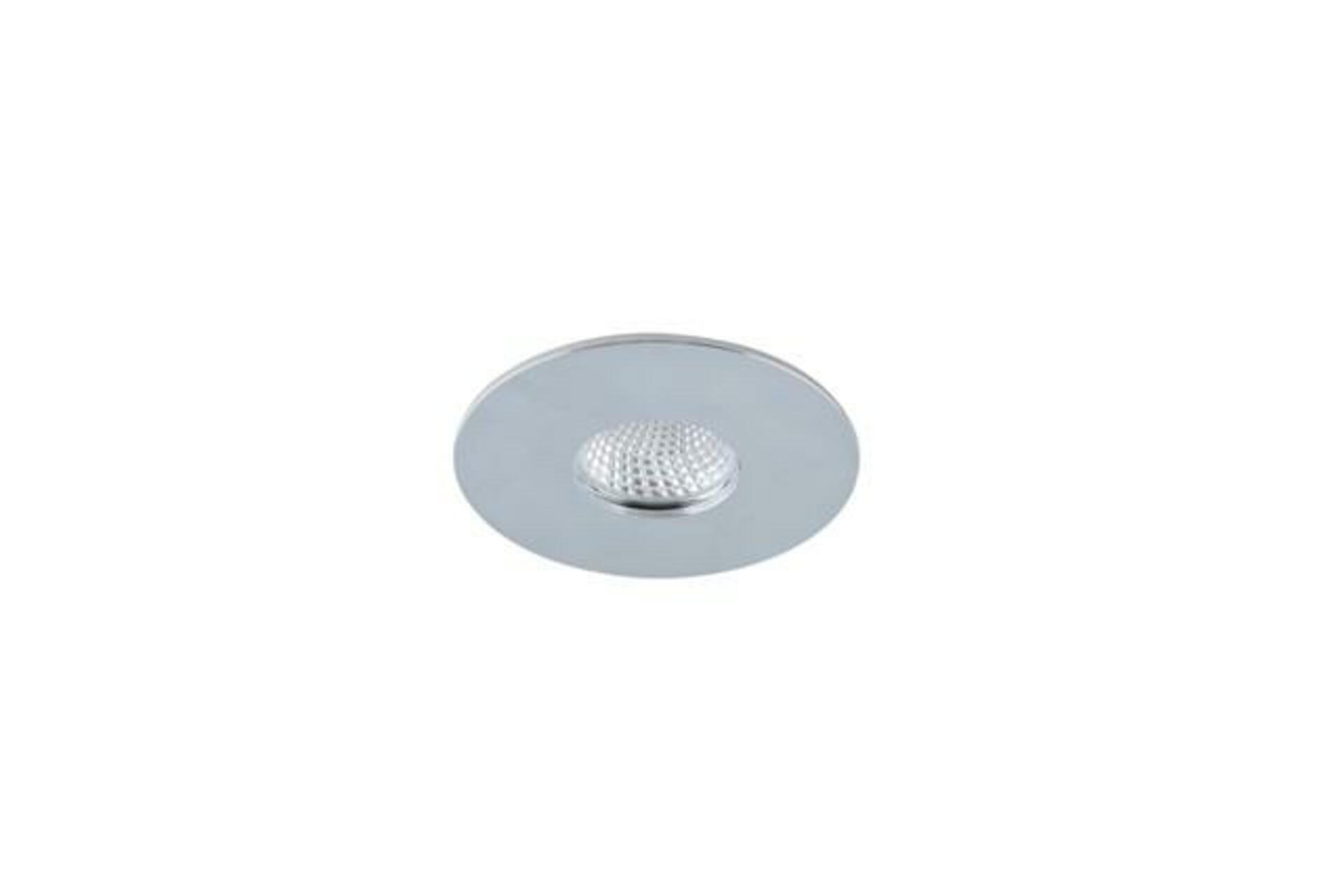 Levně Stropní bodové zápustné svítidlo AZzardo Cleto chrome AZ1621 GU10 1x50W IP20 9,8cm chromové
