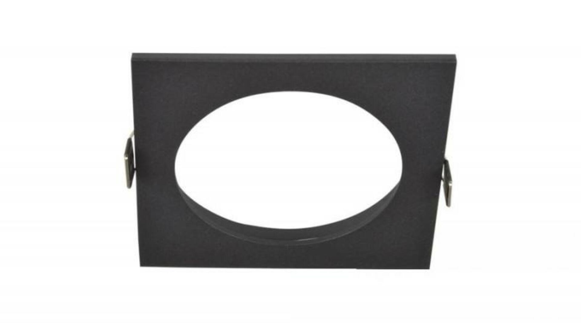 Stropní bodové podhledové svítidlo AZzardo Hugo 1 downlight black AZ1736 GU10 1x50W IP20 černé