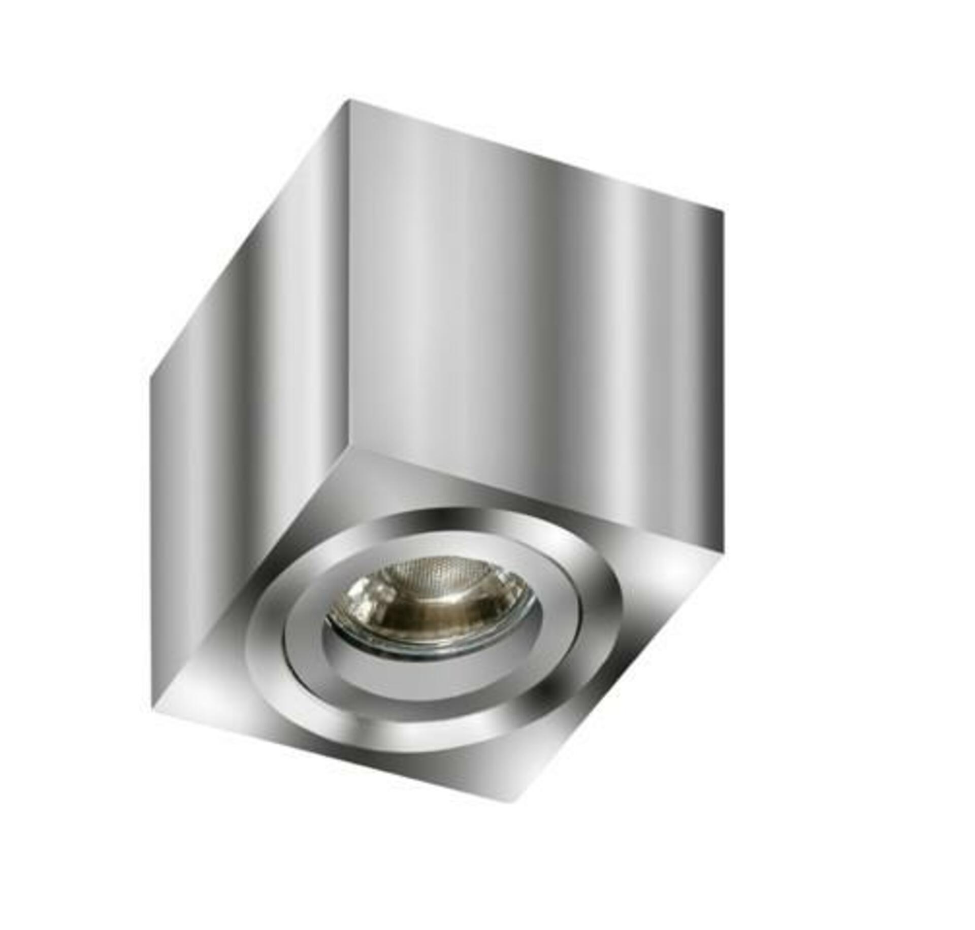 Levně Stropní bodové přisazené svítidlo AZzardo Mini Eloy chrome AZ1755 GU10 1x50W IP20 8cm chromové