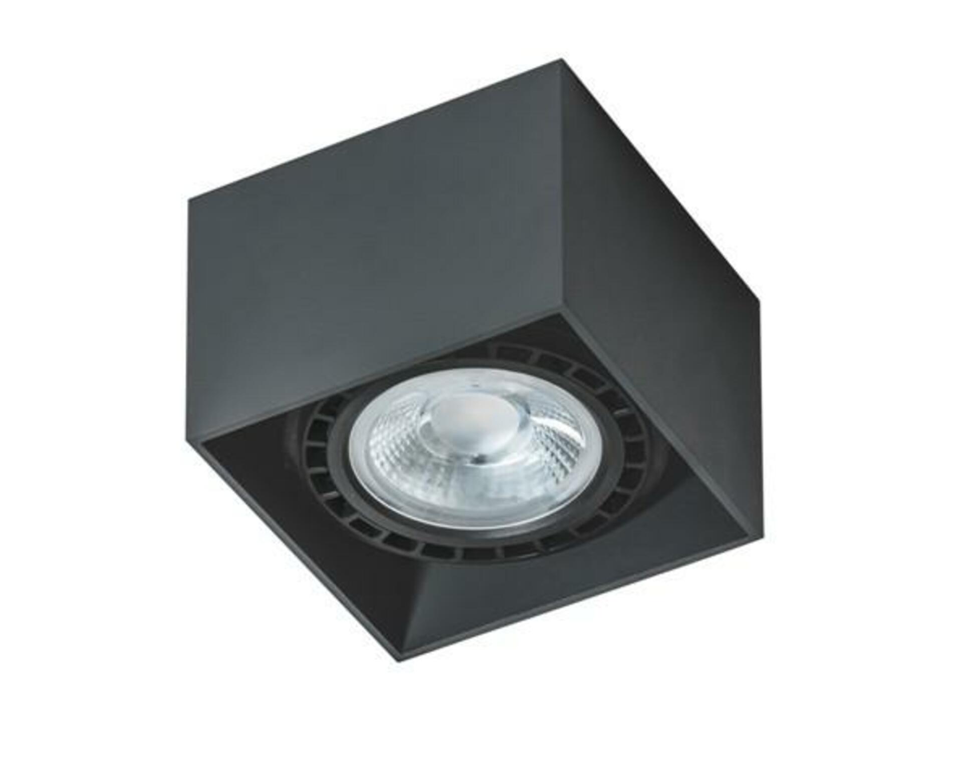 Levně Stropní přisazené bodové svítidlo AZzardo Eco Alex black AZ1834 GU10+ADAP111/ES111 1x40W/1x50W IP20 12cm 230V černé