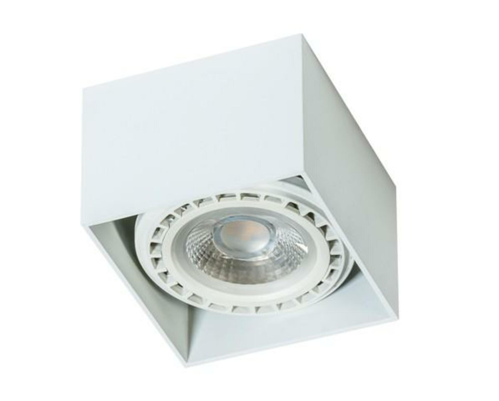 Levně Stropní přisazené bodové svítidlo AZzardo Eco Alex white AZ1835 GU10+ADAP111/ES111 1x40W/1x50W IP20 12cm 230V bílé
